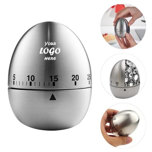 Mechanical 60 Minute Stainless Steel Kitchen Timer