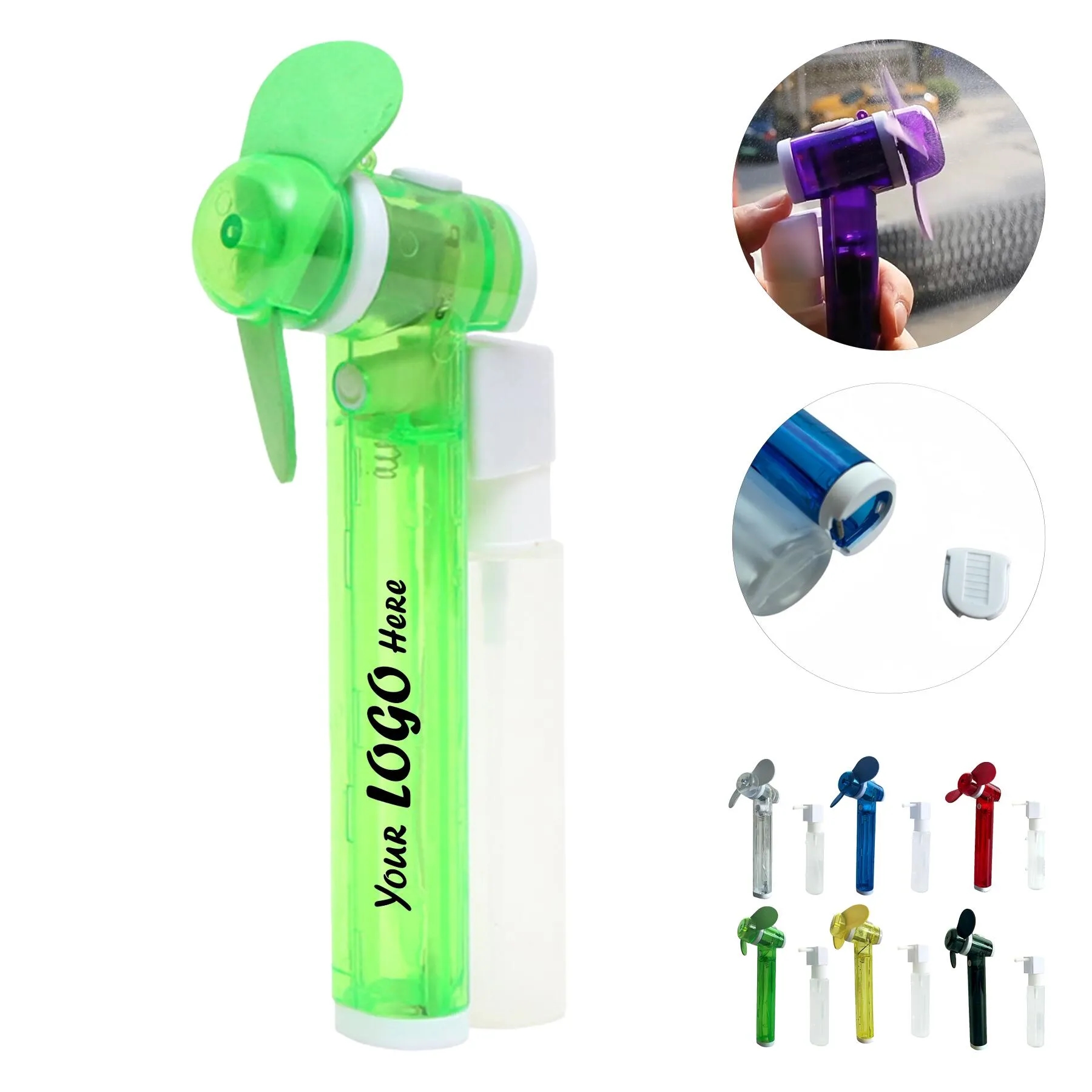 Portable Handheld Misting Spray Fan For Outdoor Events