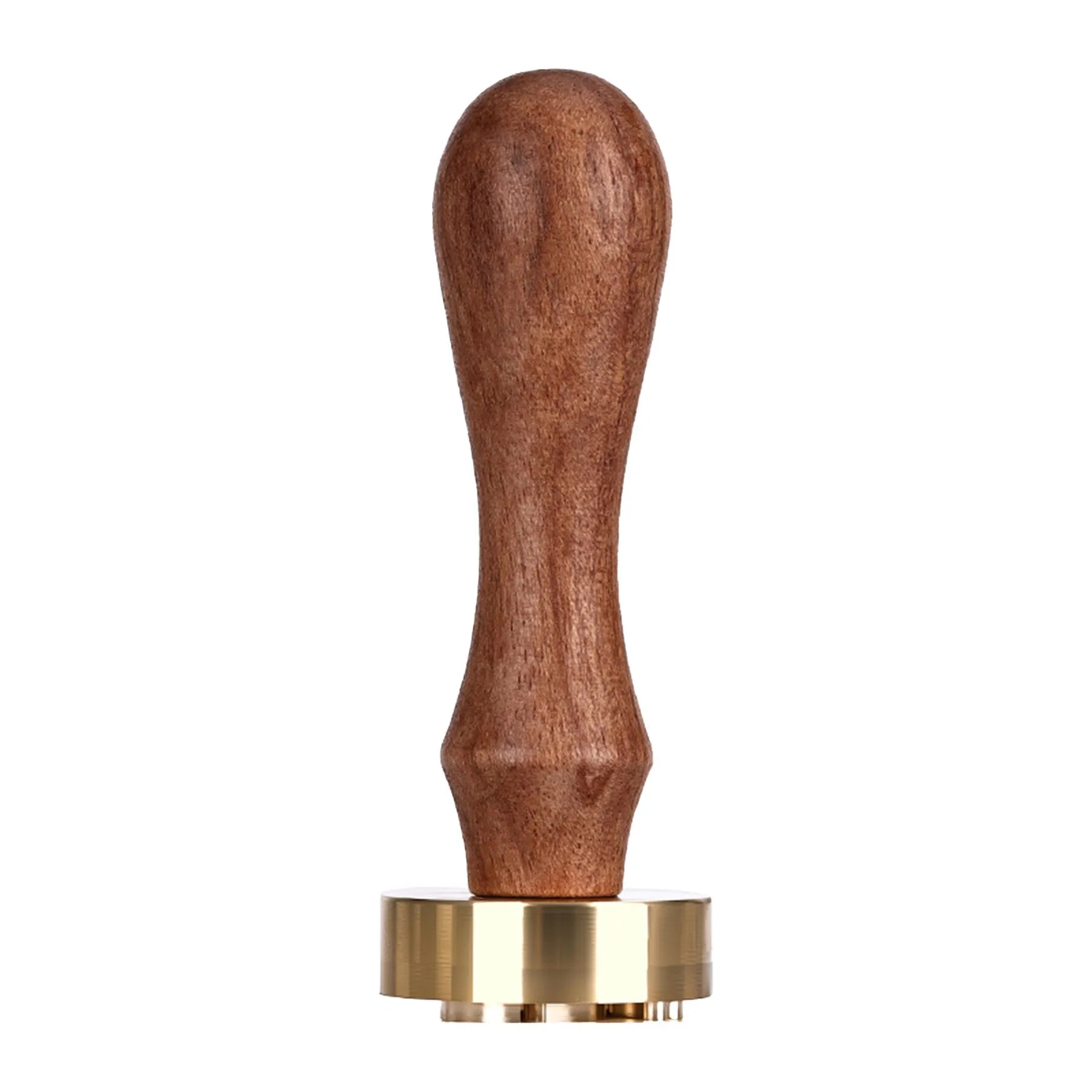 Brass And Wood Ice Stamp For Cocktail Drink Decoration - Image 3