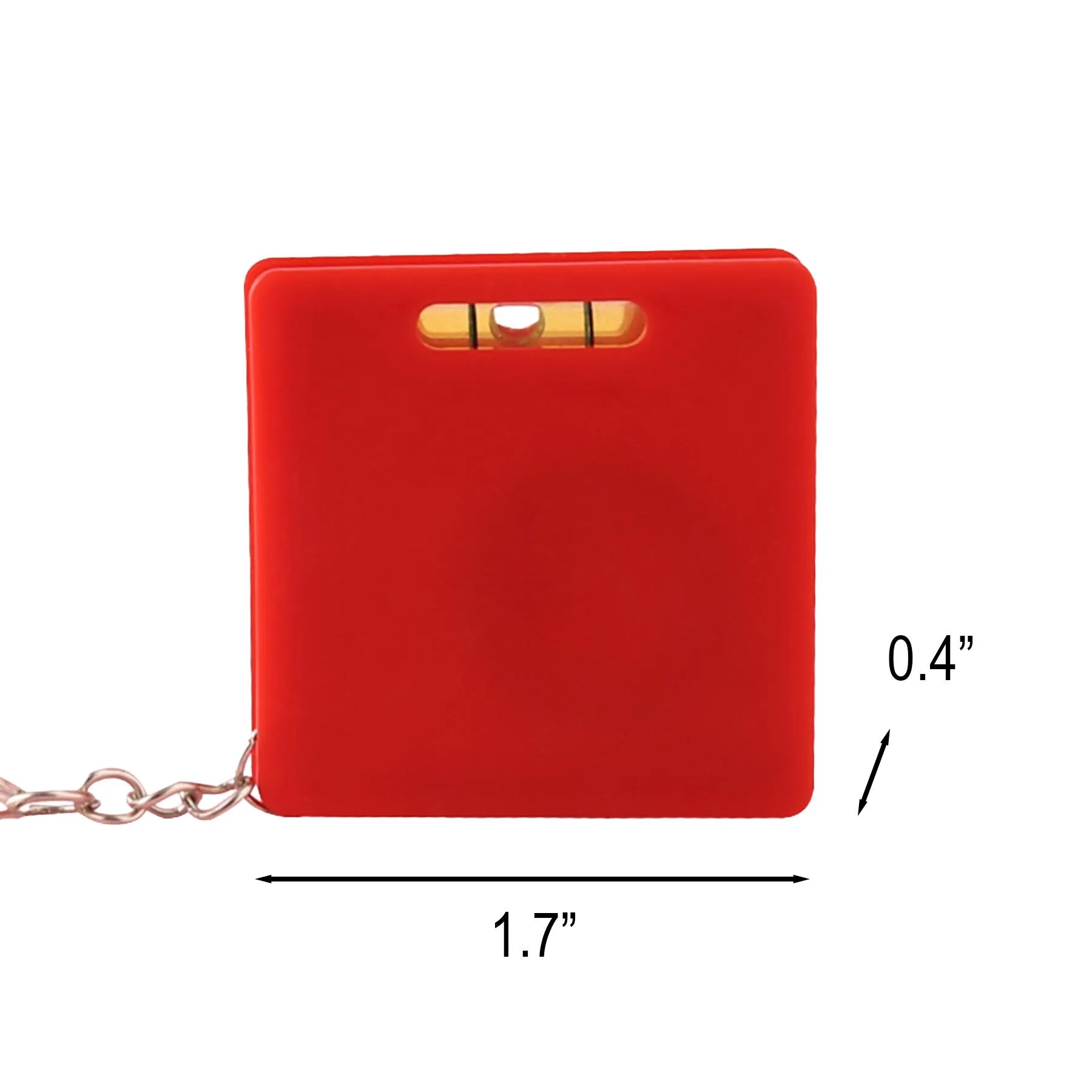 Compact Keyring Tape Measure Level Tool For Repairs - Image 2