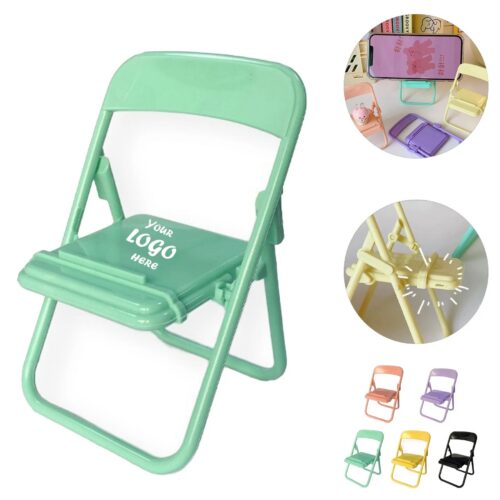 Folding Chair Phone Stand For Desktop Device Support