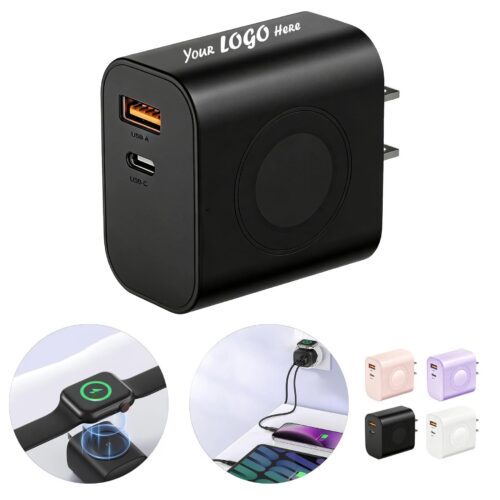 3 In 1 Wireless Charging Adapter With USB C Cable Kit