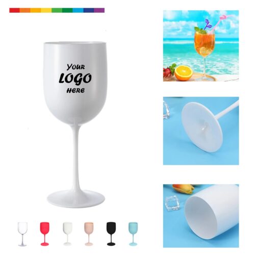 Durable 22 Oz 650ml Reusable Acrylic Wine Glass