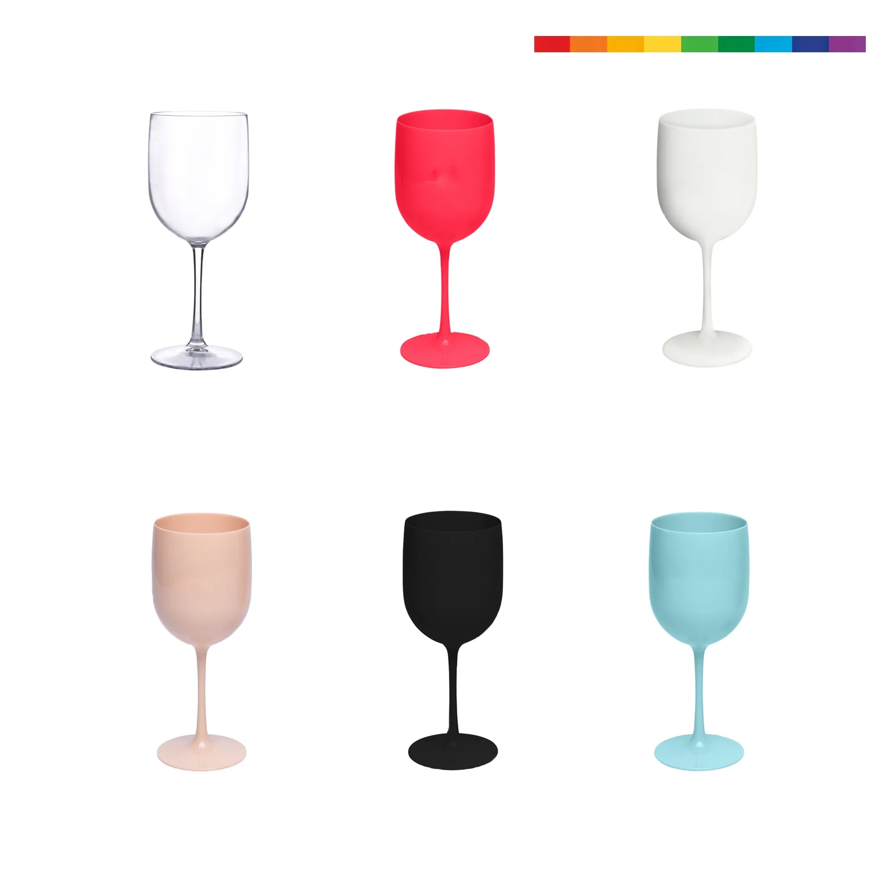Durable 22 Oz 650ml Reusable Acrylic Wine Glass - Image 3