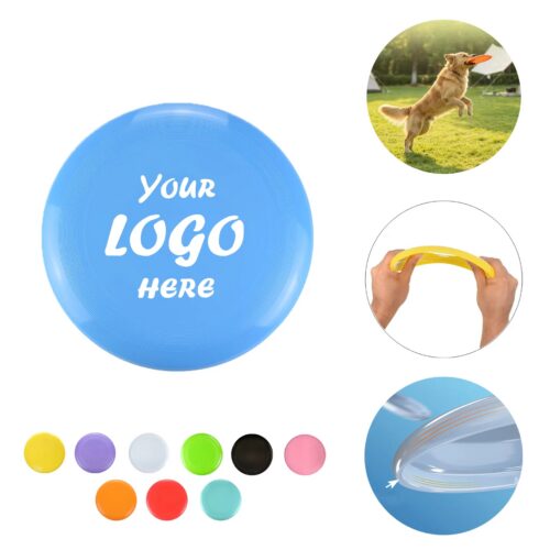 Flexible 9 Inch Flying Disc Toy For Pets And Kids