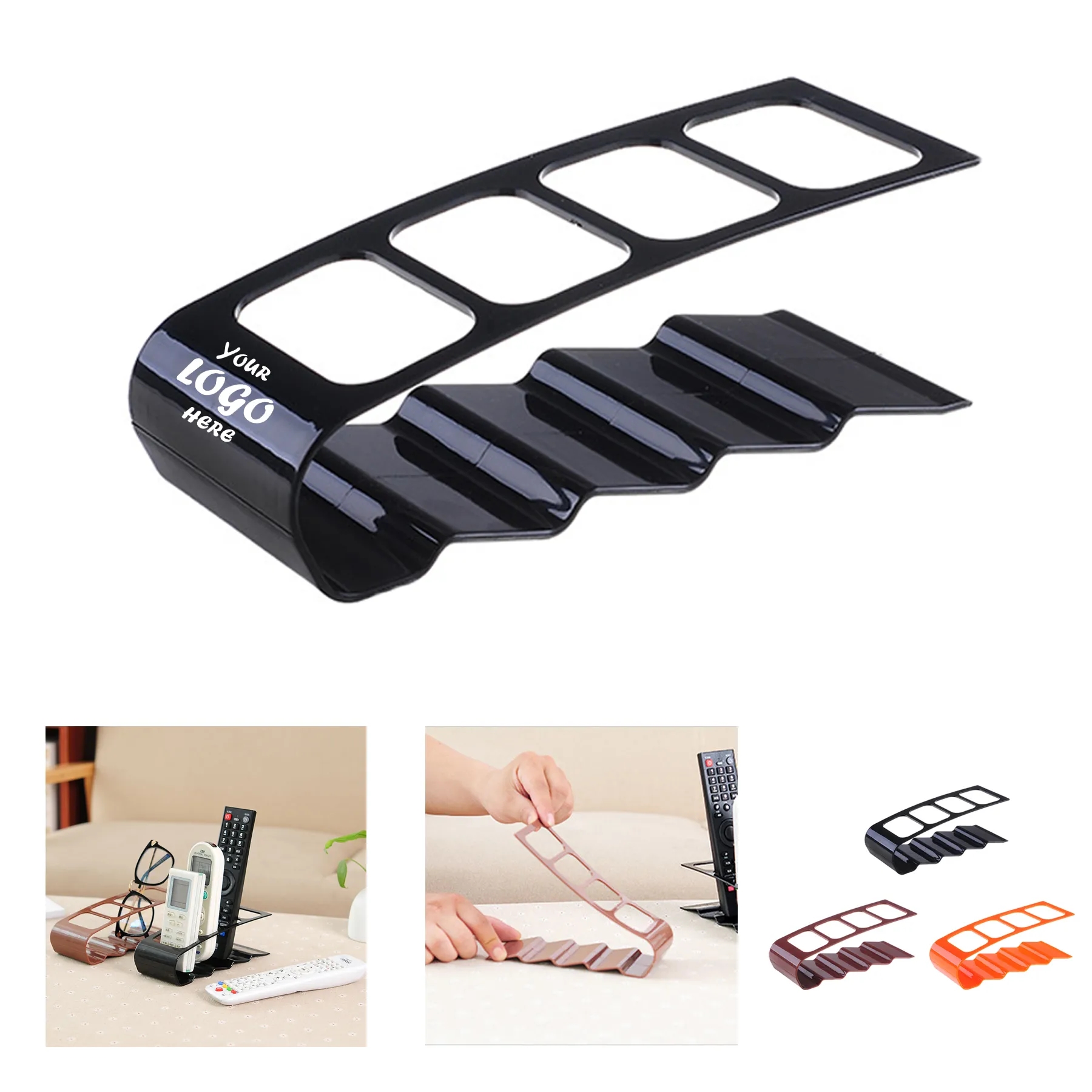 Four Compartment Remote Control Desktop Organizer Caddy