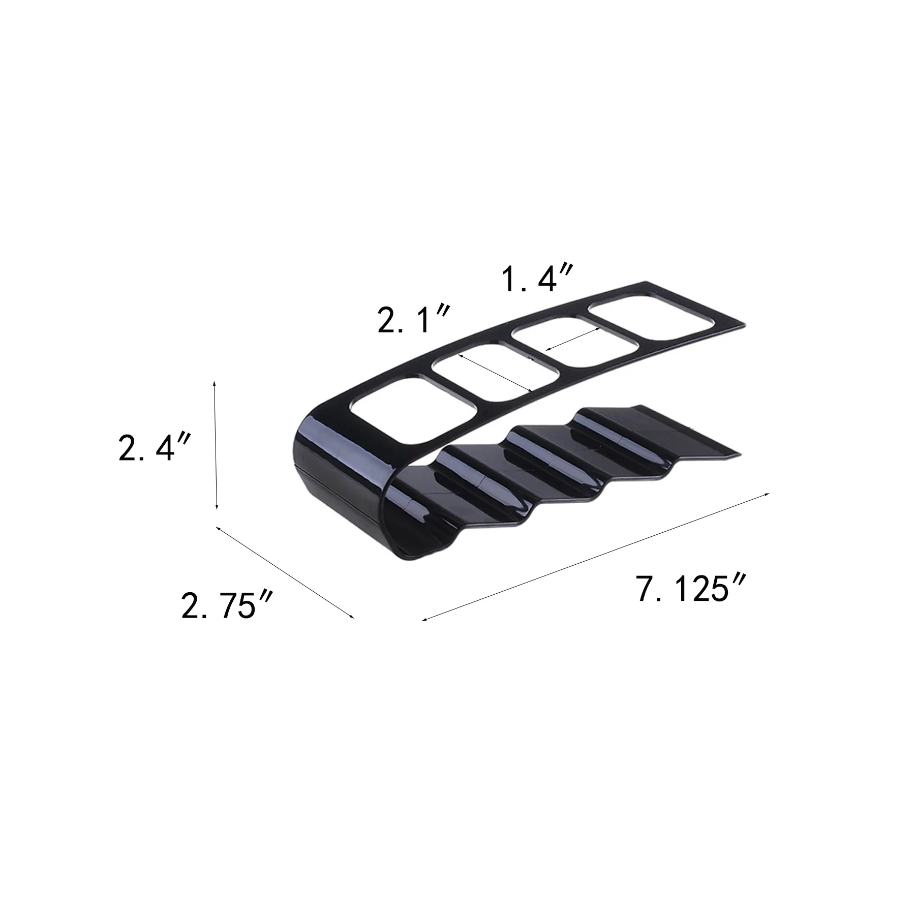 Four Compartment Remote Control Desktop Organizer Caddy - Image 2