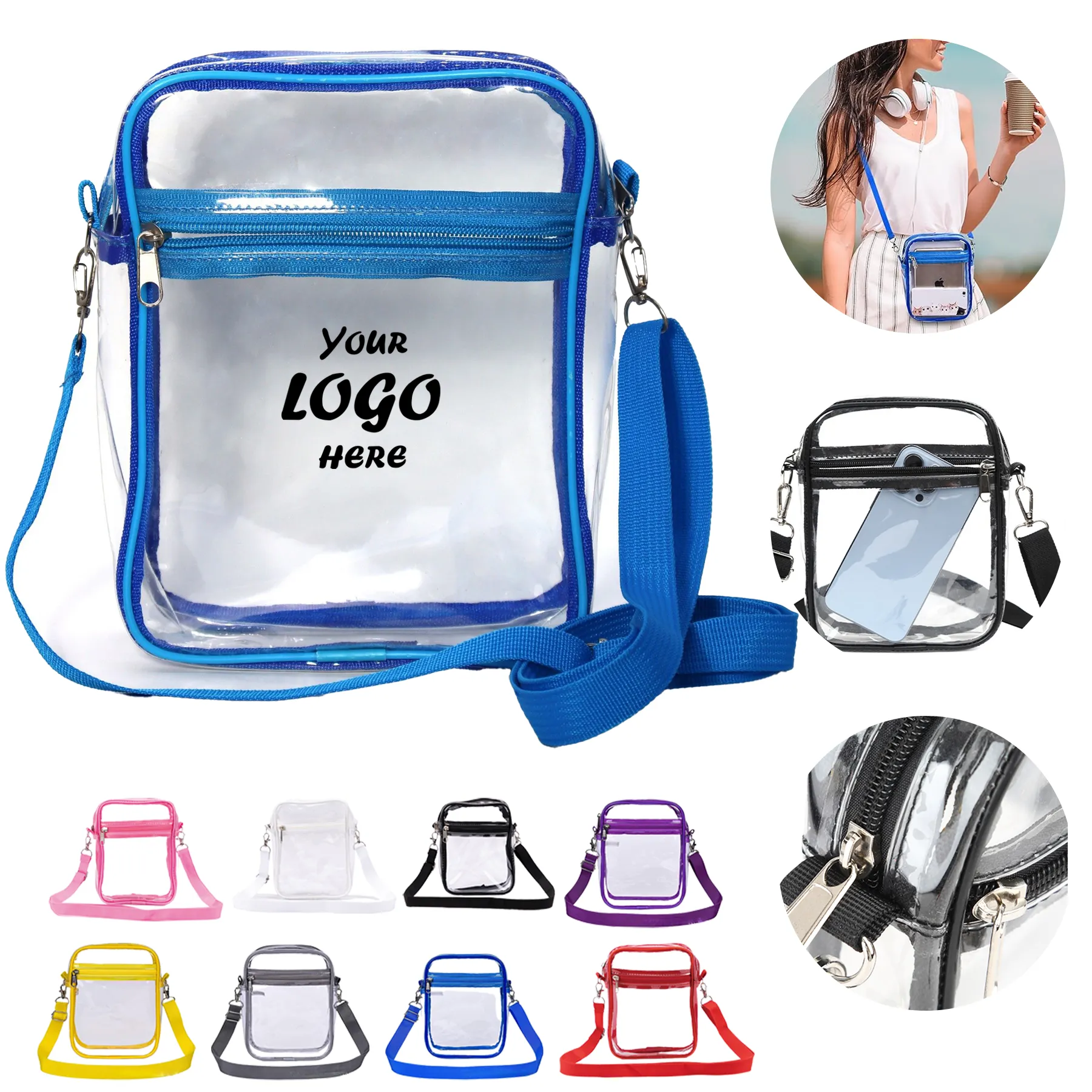 Clear Stadium Approved Messenger Bag