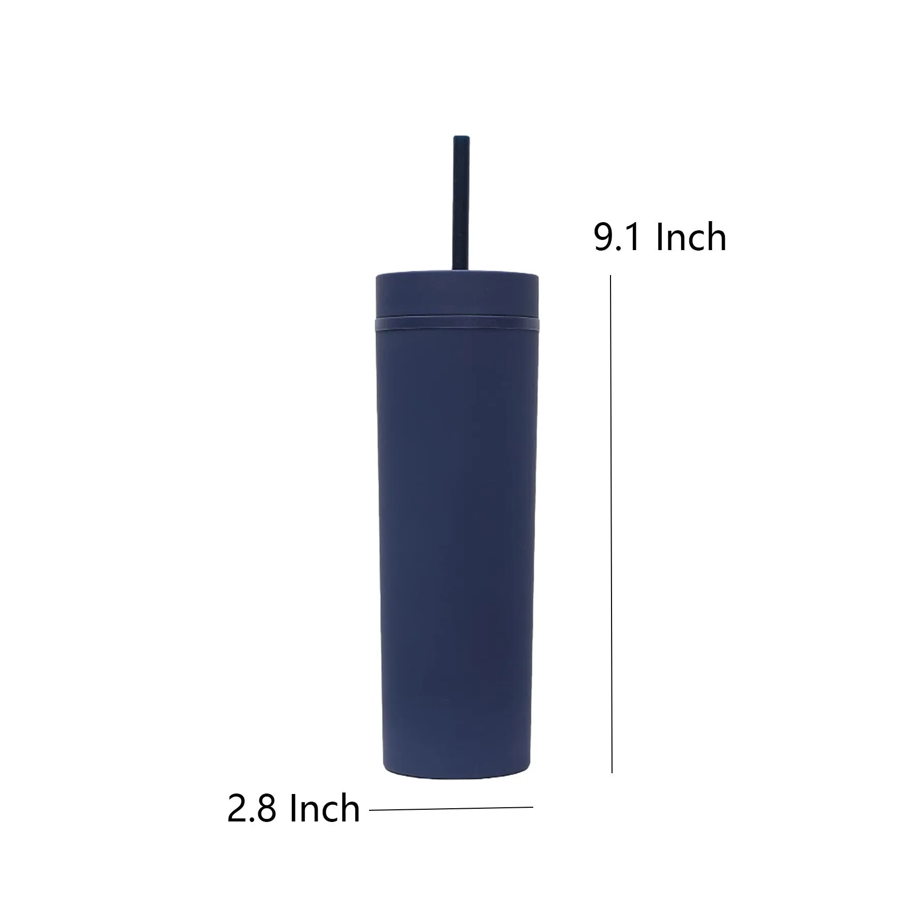 Double Wall Straw Cup 16oz - Image 2