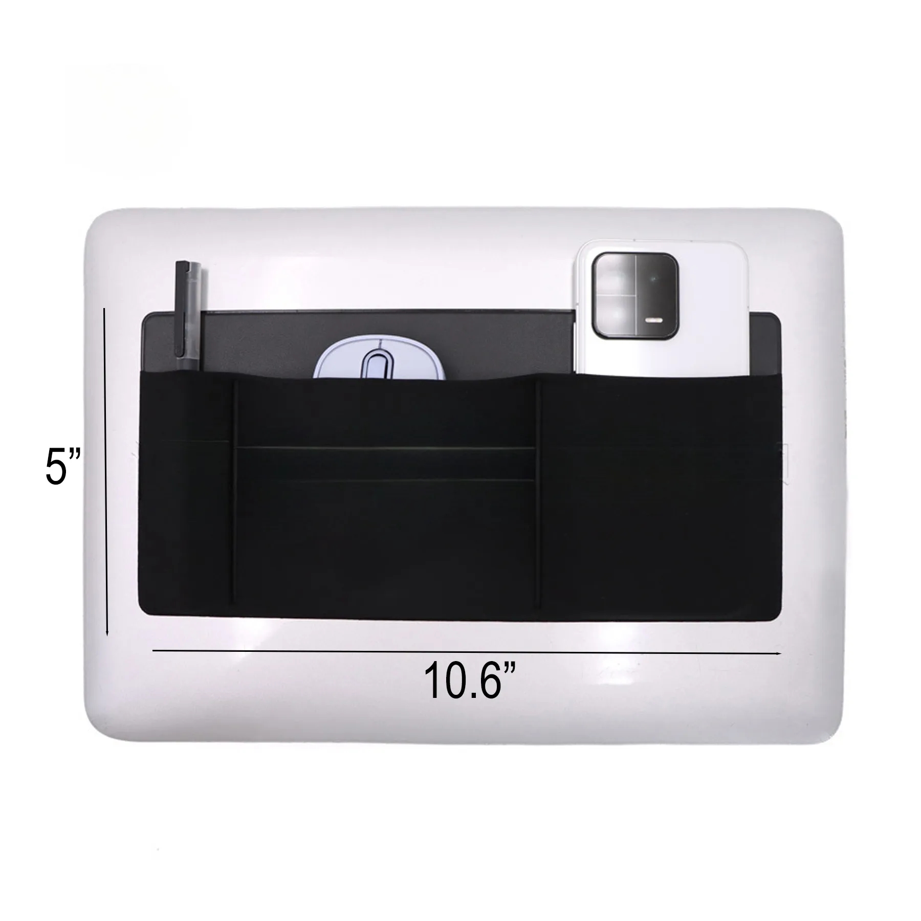 Self-Adhesive Laptop Storage Pouch For Tech Cables - Image 2