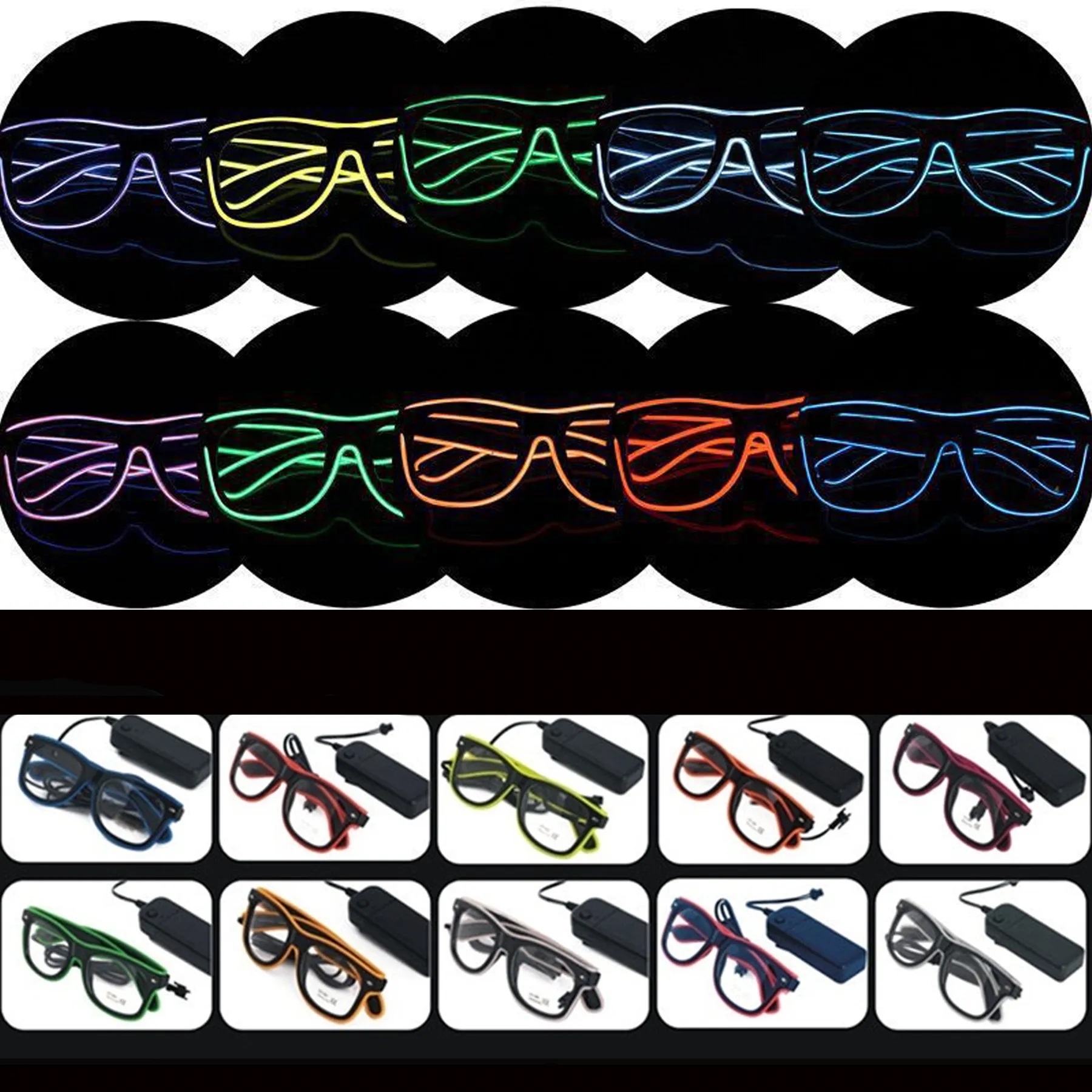 Multicolor LED Glow Glasses For Concerts And Events - Image 3