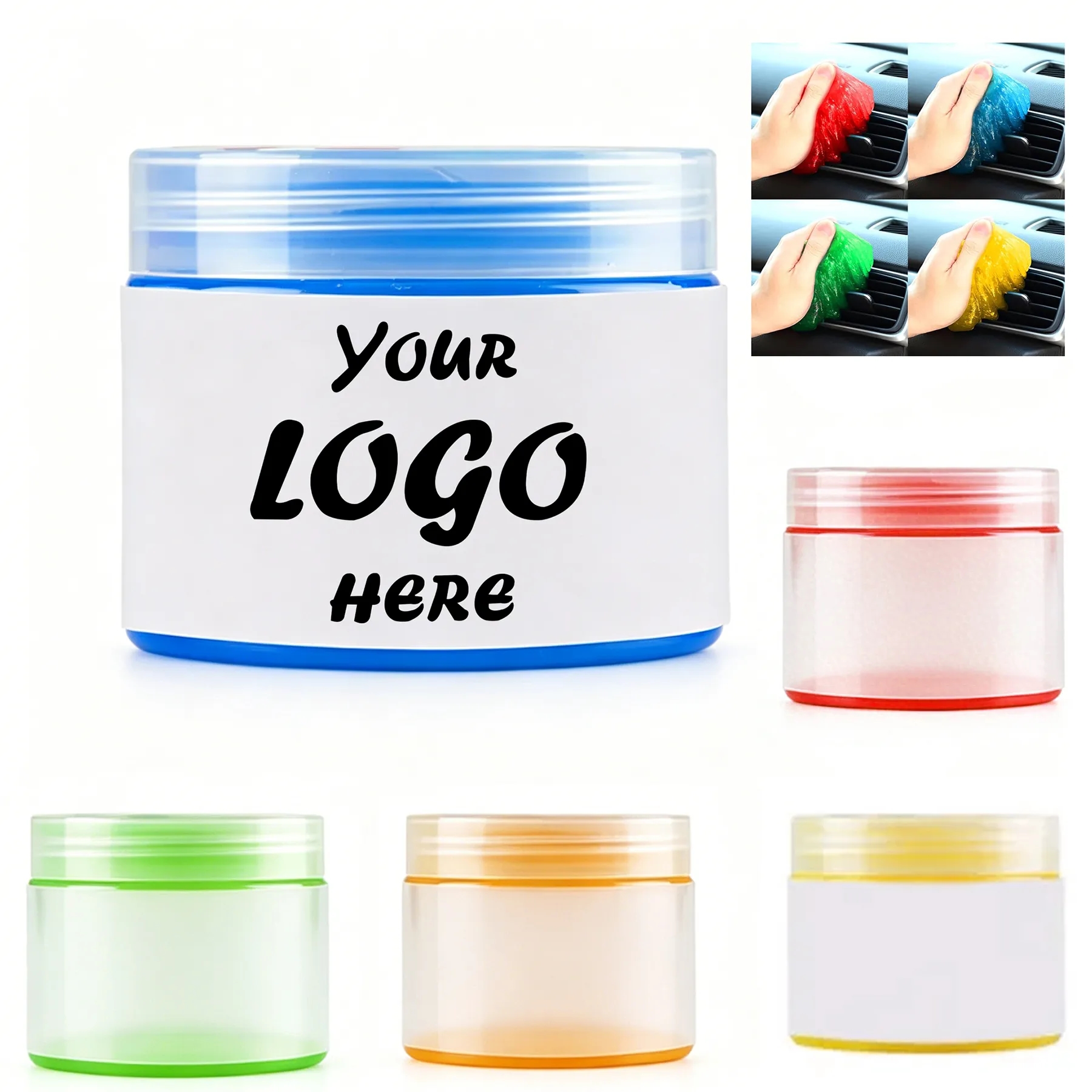 Reusable Cleaning Gel Cup For Car Vents And Keyboards