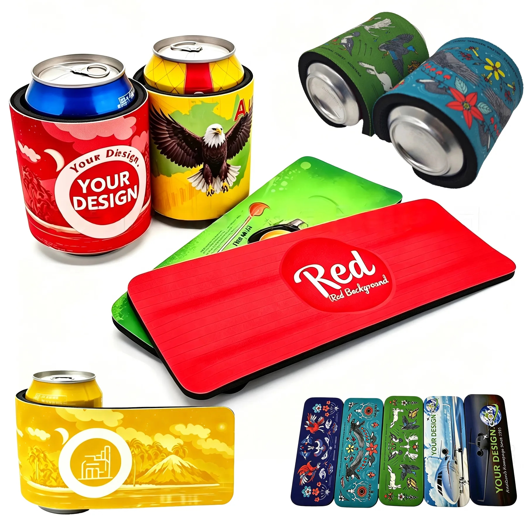 Slap Wrap Neoprene Cooler Sleeve for 12 oz Standard Beverage