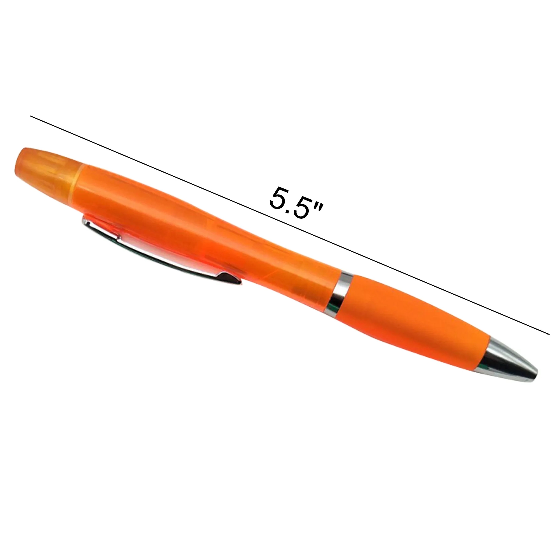 Dual Tip Ballpoint Pen And Highlighter With Comfort Grip - Image 2