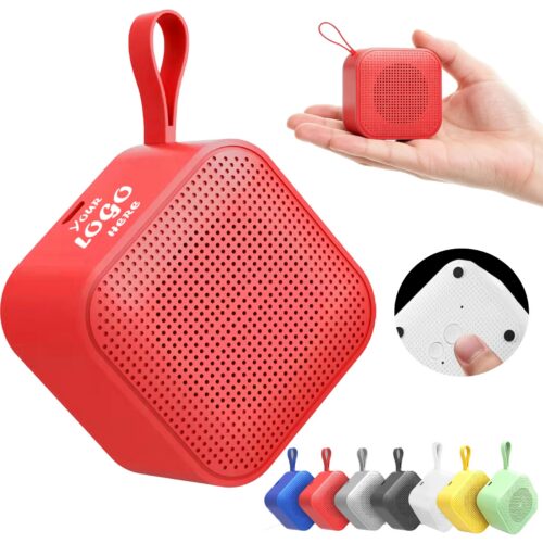 Compact Square Wireless Speaker With TWS Pairing Sound