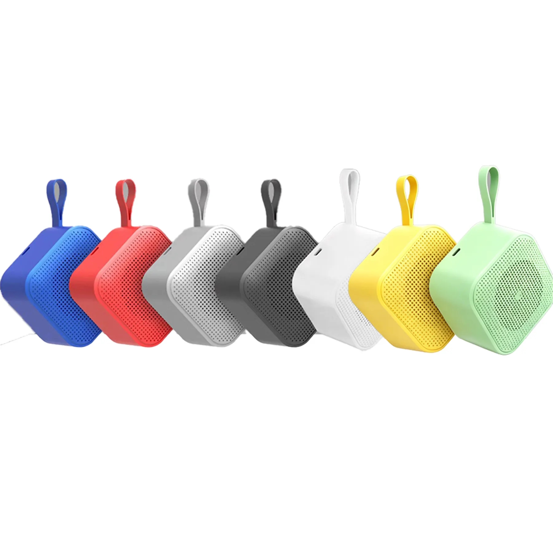 Compact Square Wireless Speaker With TWS Pairing Sound - Image 3
