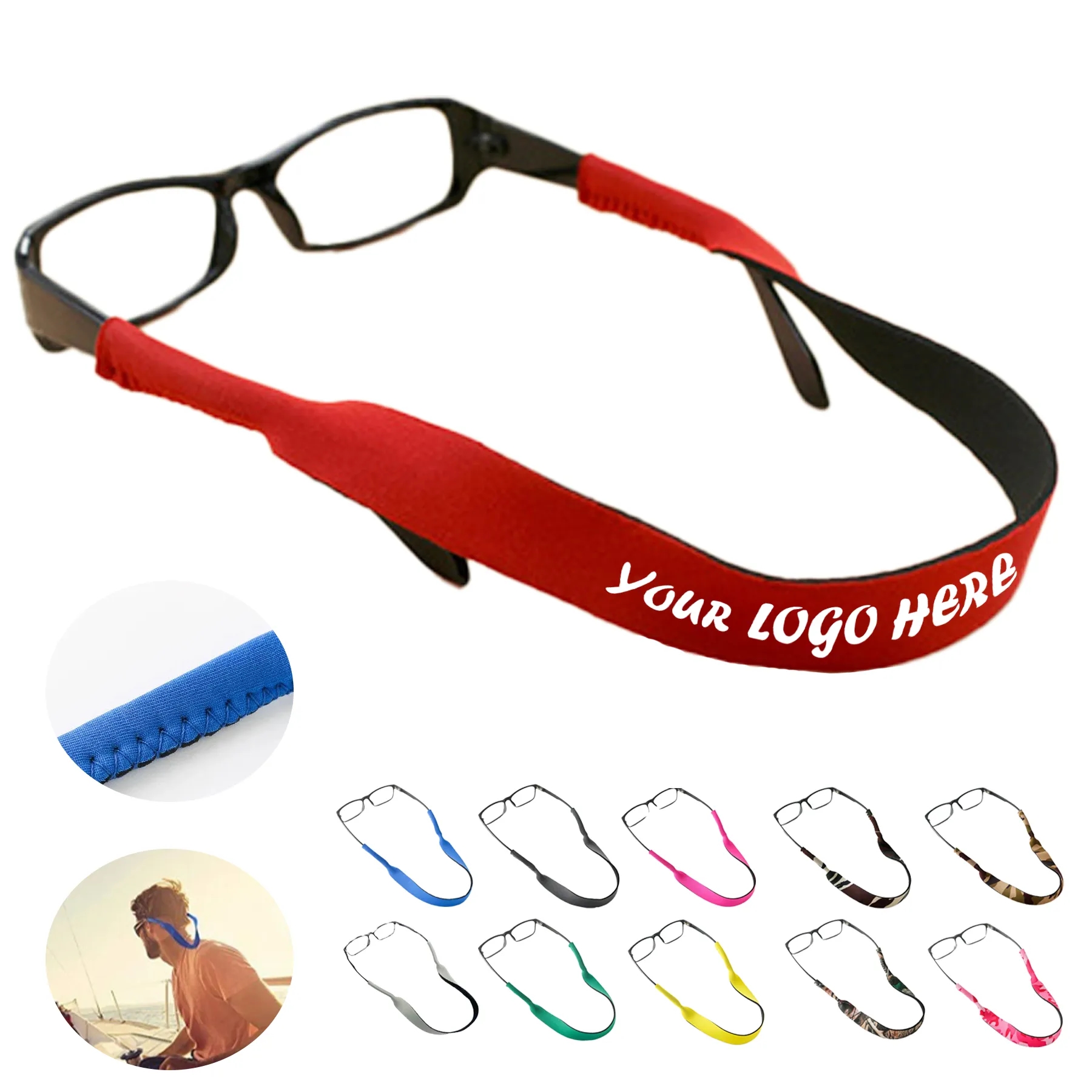 Neoprene Eyeglass Lanyard Holder For Sunglasses And Frames