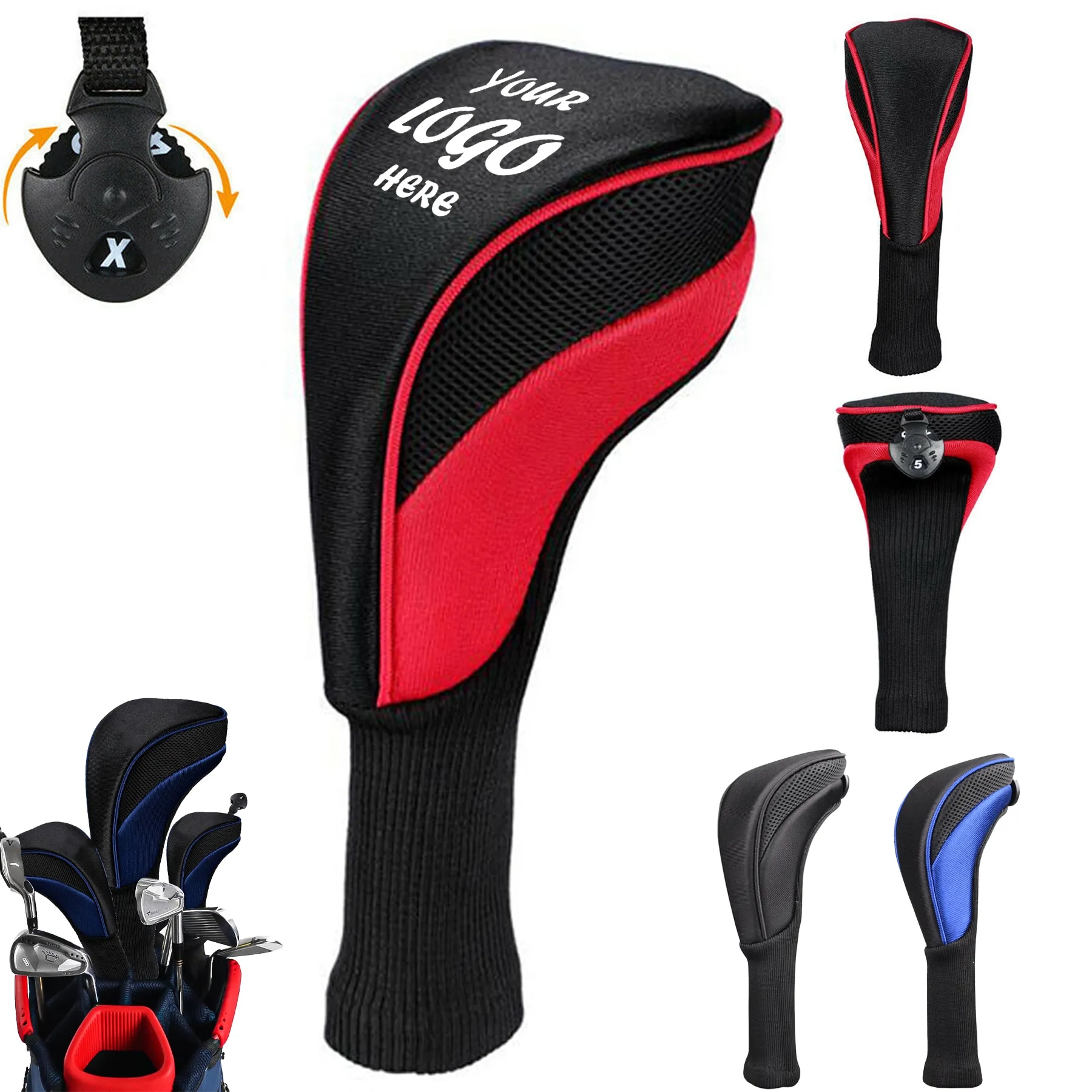 Protective Golf Club Head Cover For Travel And Storage