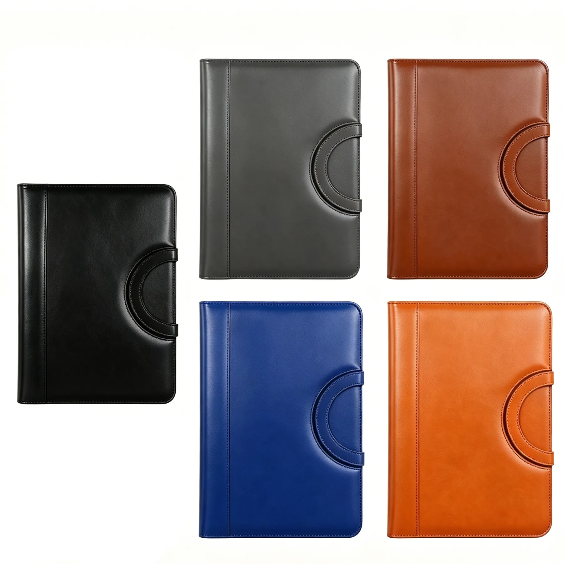 Zippered PU Leather Planner Binder With Calculator - Image 3