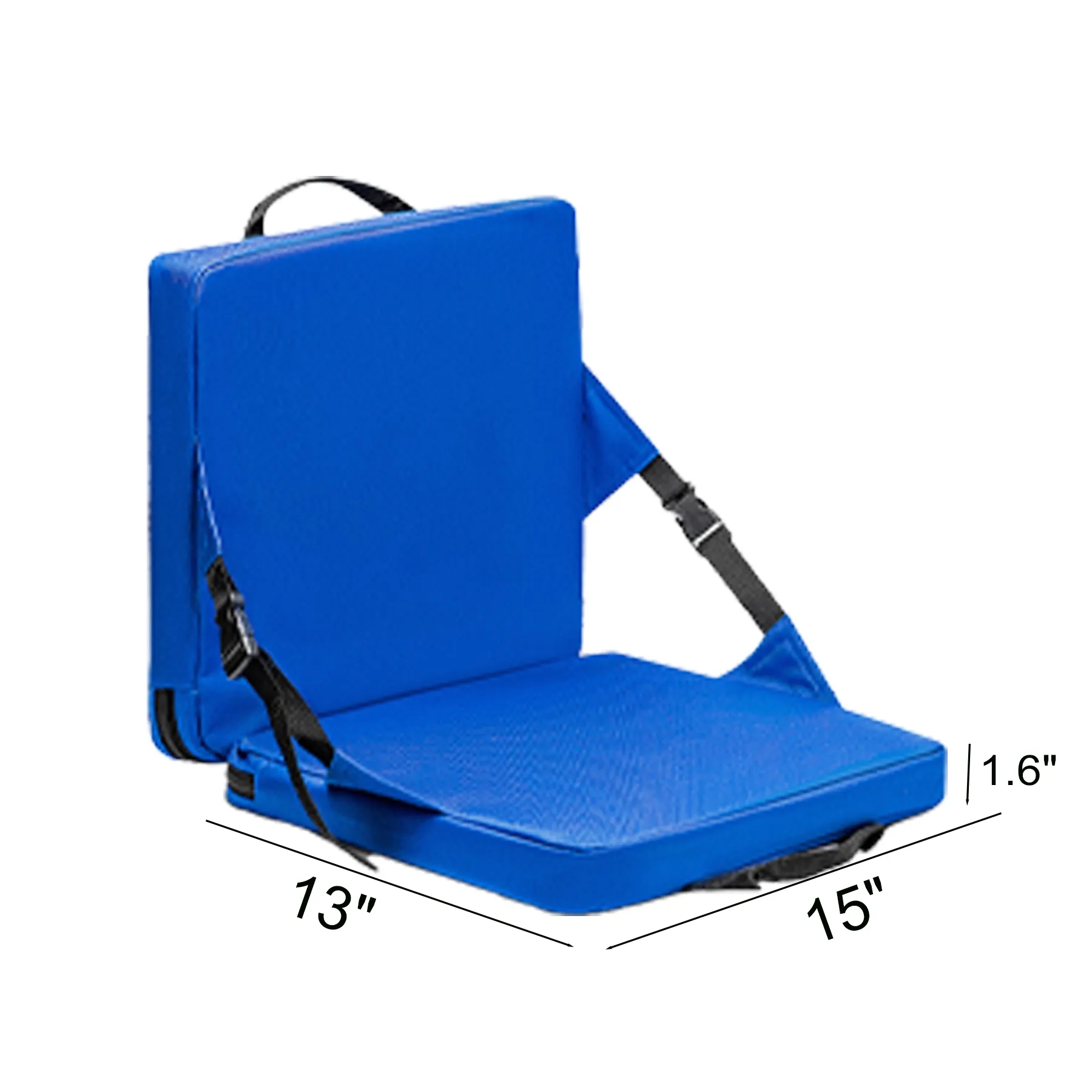 Portable Oxford Stadium Seat With Back Support Handles - Image 2