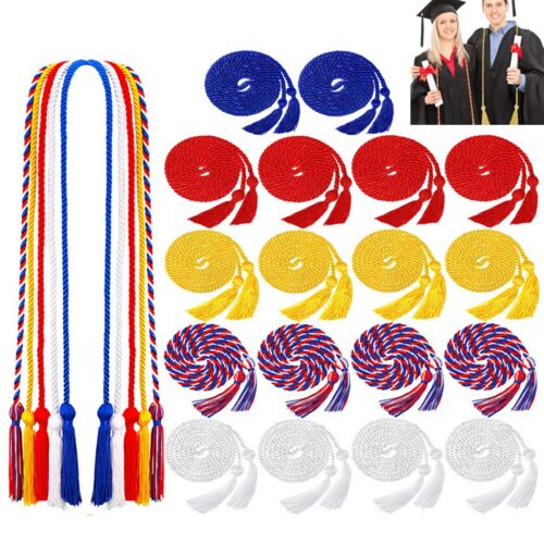 Double-Tied Graduation Honor Cords For Ceremonies Set