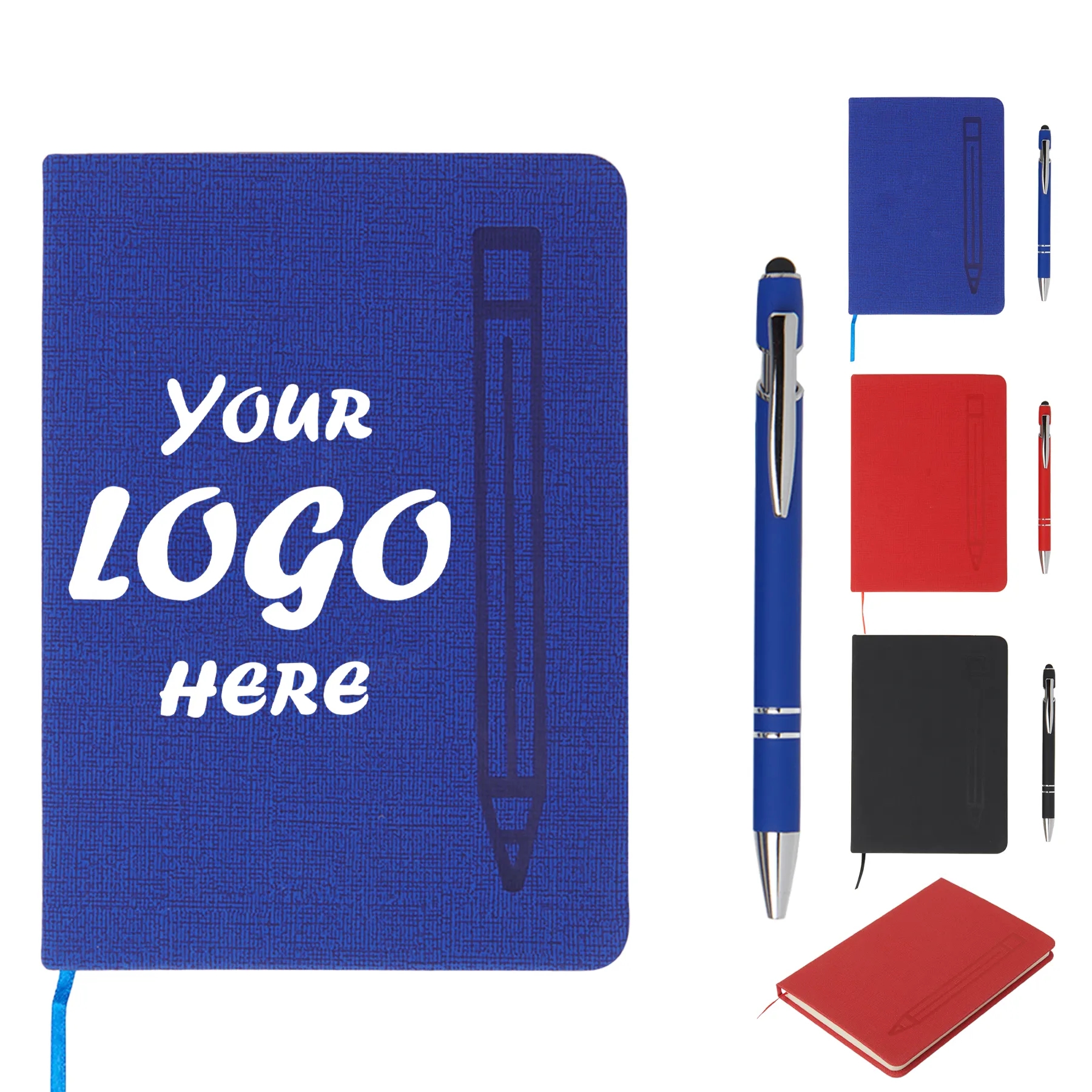 Classic Magnetic Journal And Metal Pen Set In Gift Box
