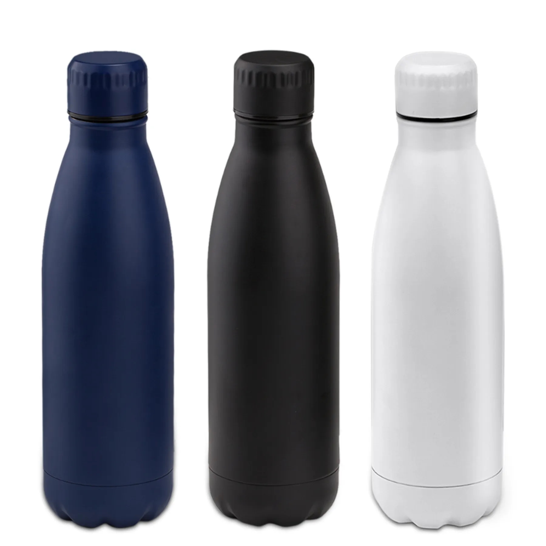 Matte 17 Oz Stainless Steel Insulated Water Bottle - Image 3