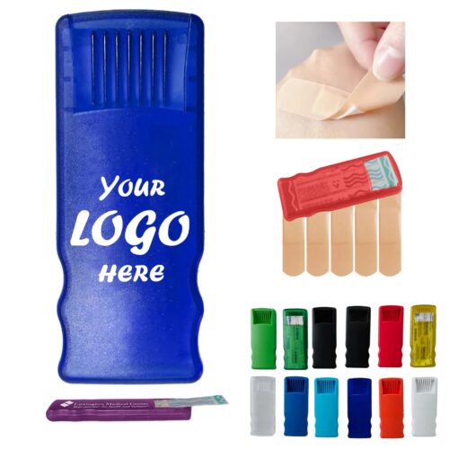 Refillable Bandage Dispenser With Five Latex-Free Pads