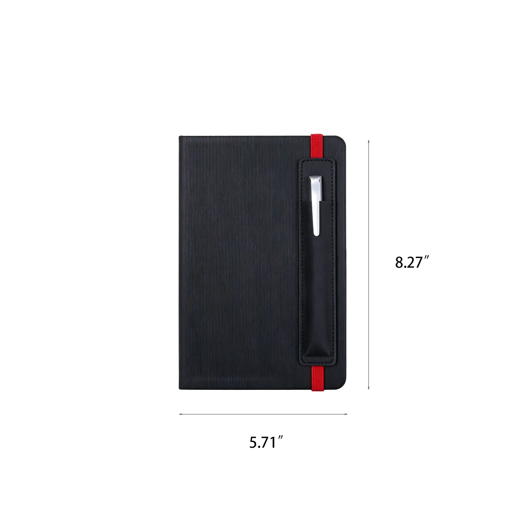 A5 Business Notebook With Pen Holder And Elastic Band - Image 3