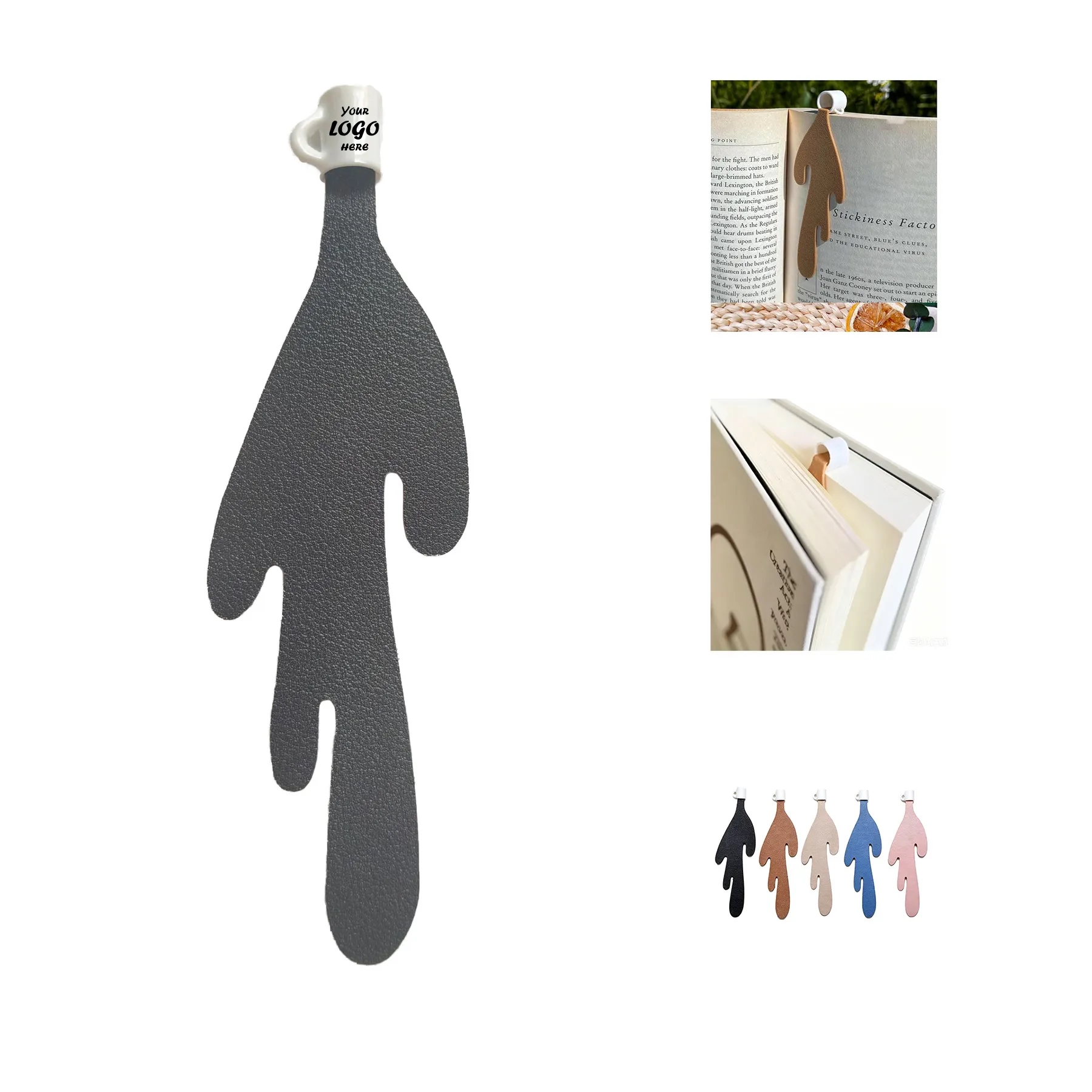 Spilled Coffee Bookmark Page Clip For Books And Desks