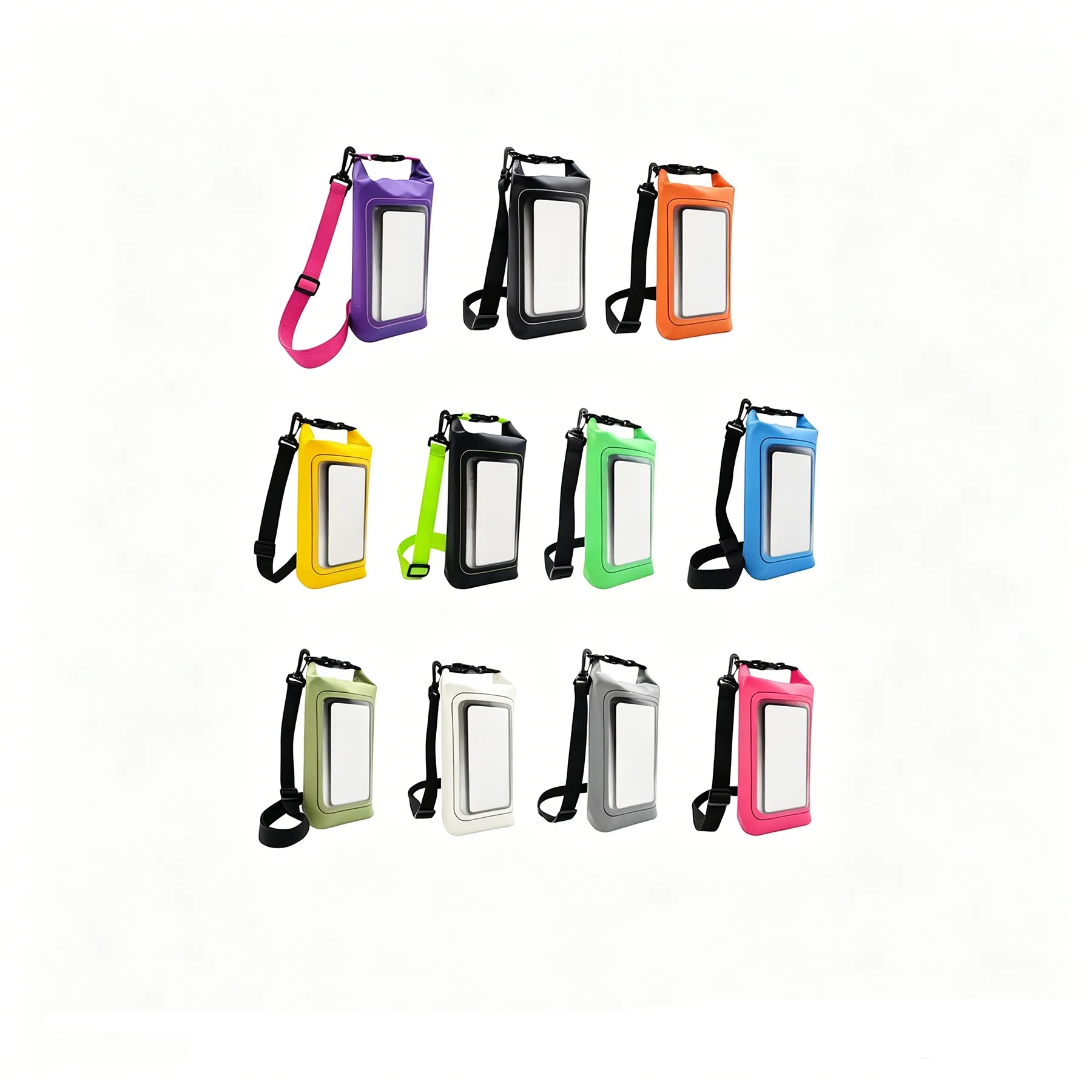 Waterproof Phone Dry Bag With Touchscreen Window Strap - Image 3