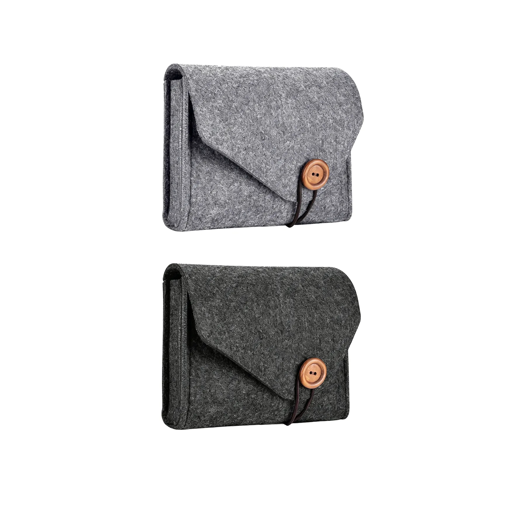 Felt Electronics Organizer Pouch For Cords And Chargers - Image 3