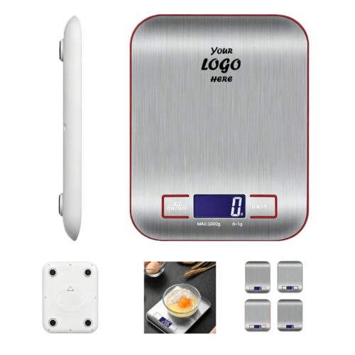 Digital Stainless Steel Kitchen Scale With LCD Display