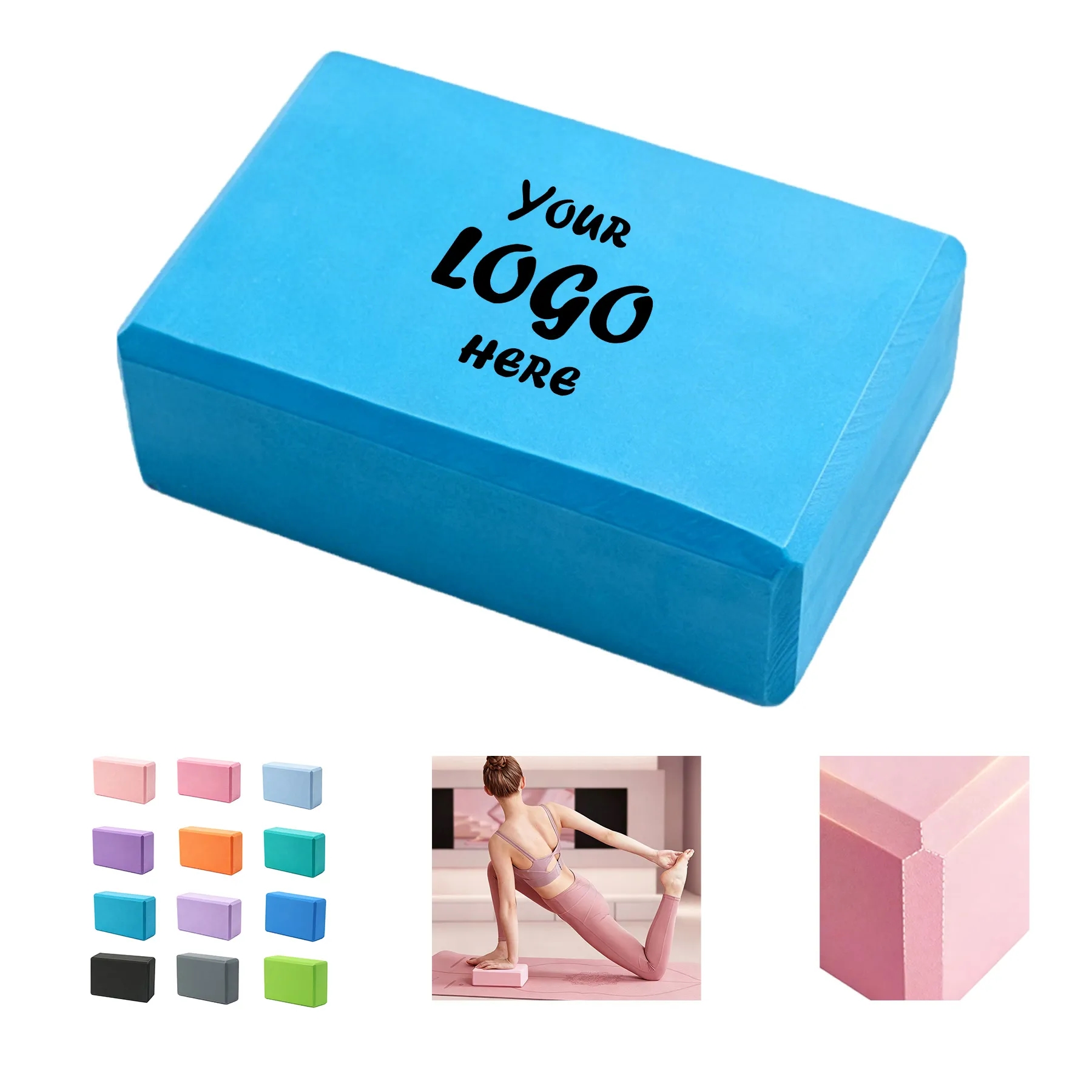 Non-Slip EVA Yoga Block For Pilates And Studio Training