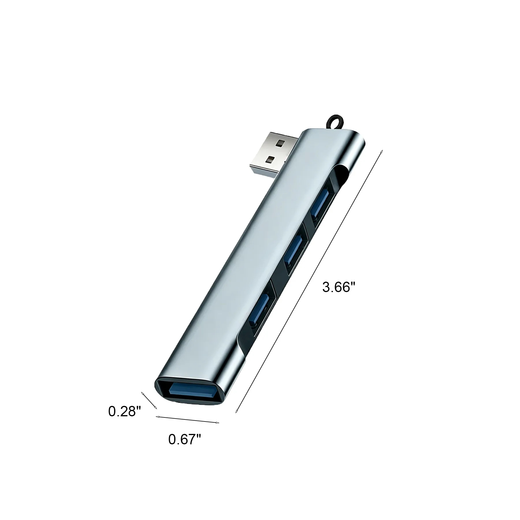 Four-Port USB 3.0 Hub Extender For Laptops And Desks - Image 2