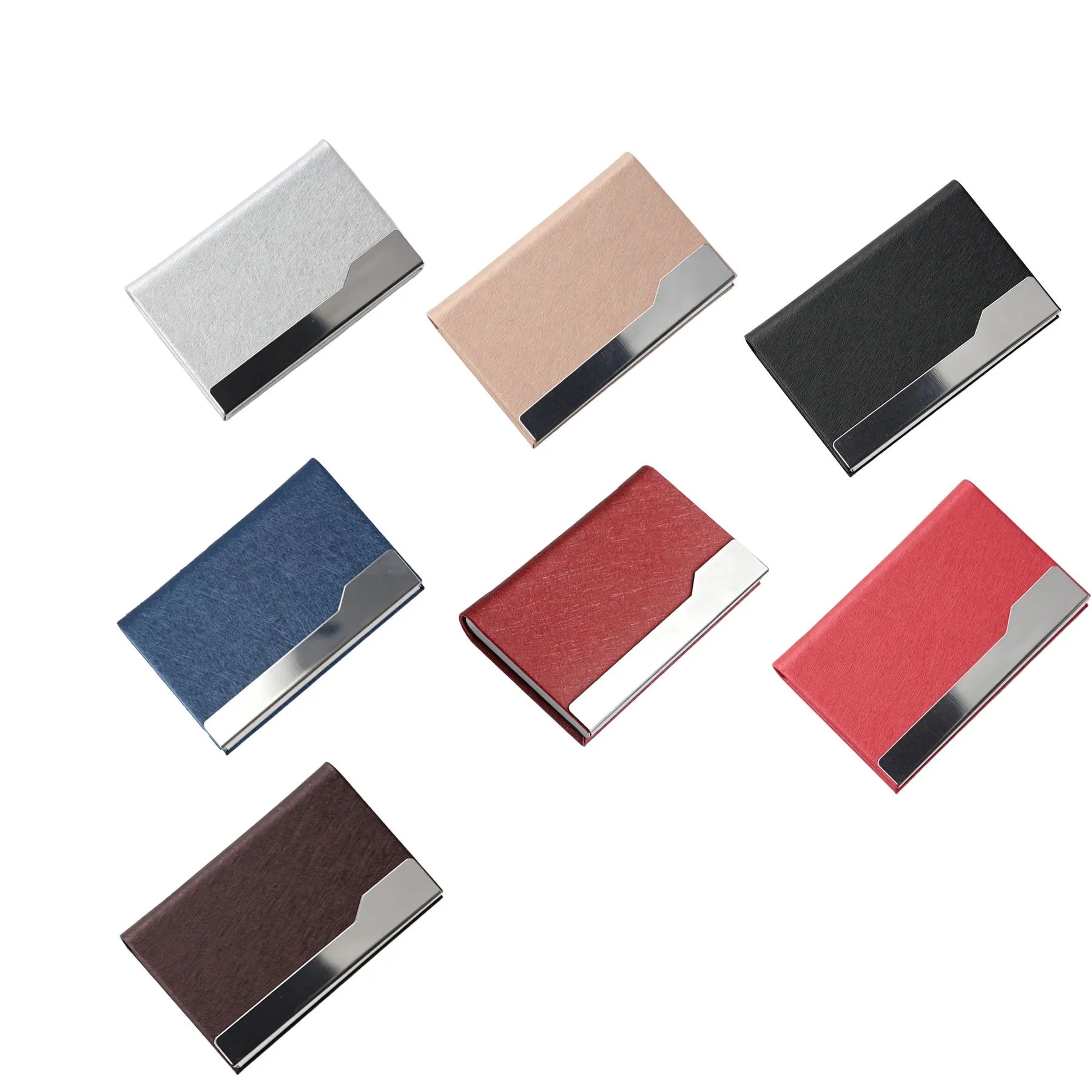 Magnetic PU Leather Business Card Case For Meetings - Image 3
