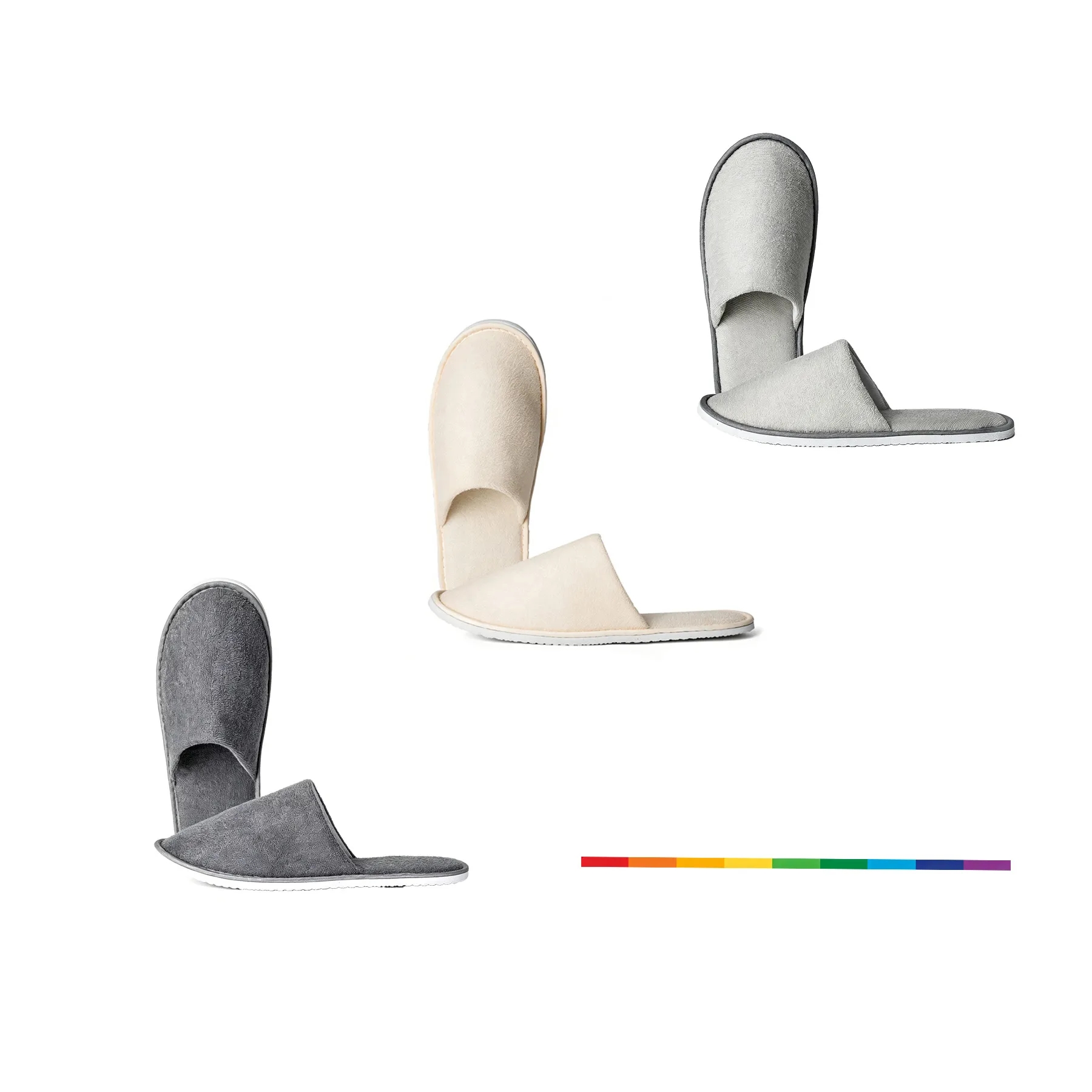 Disposable Cotton Hotel Slippers For Guest Room Comfort - Image 3