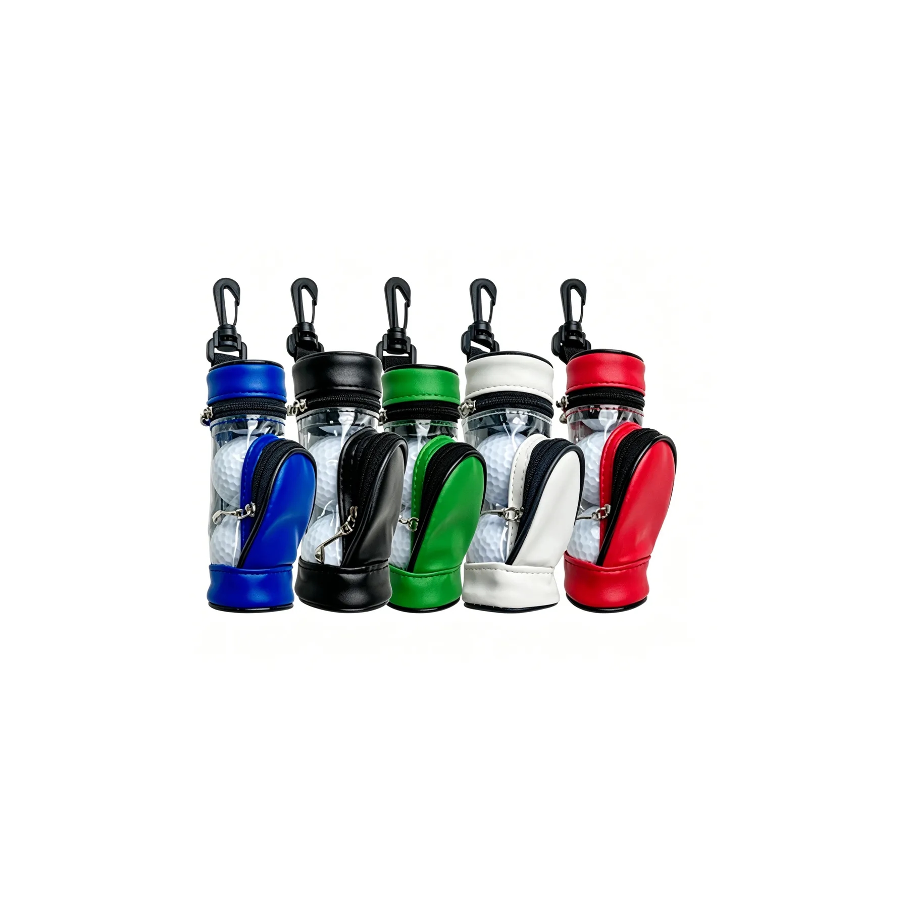 Mini Golf Bag Keychain Holder With Balls And Tees - Image 3