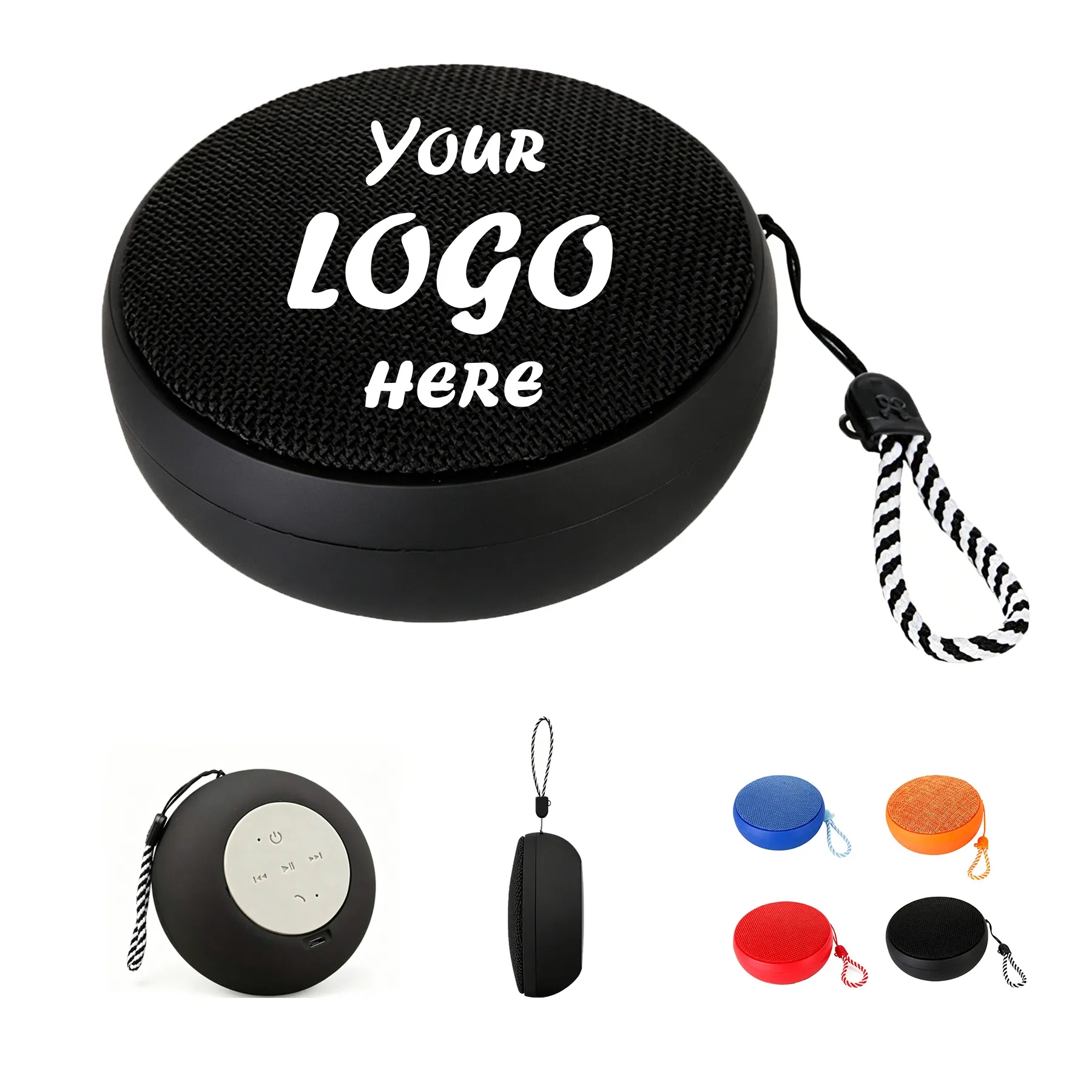 Waterproof Mini Wireless Speaker With Strap For Travel