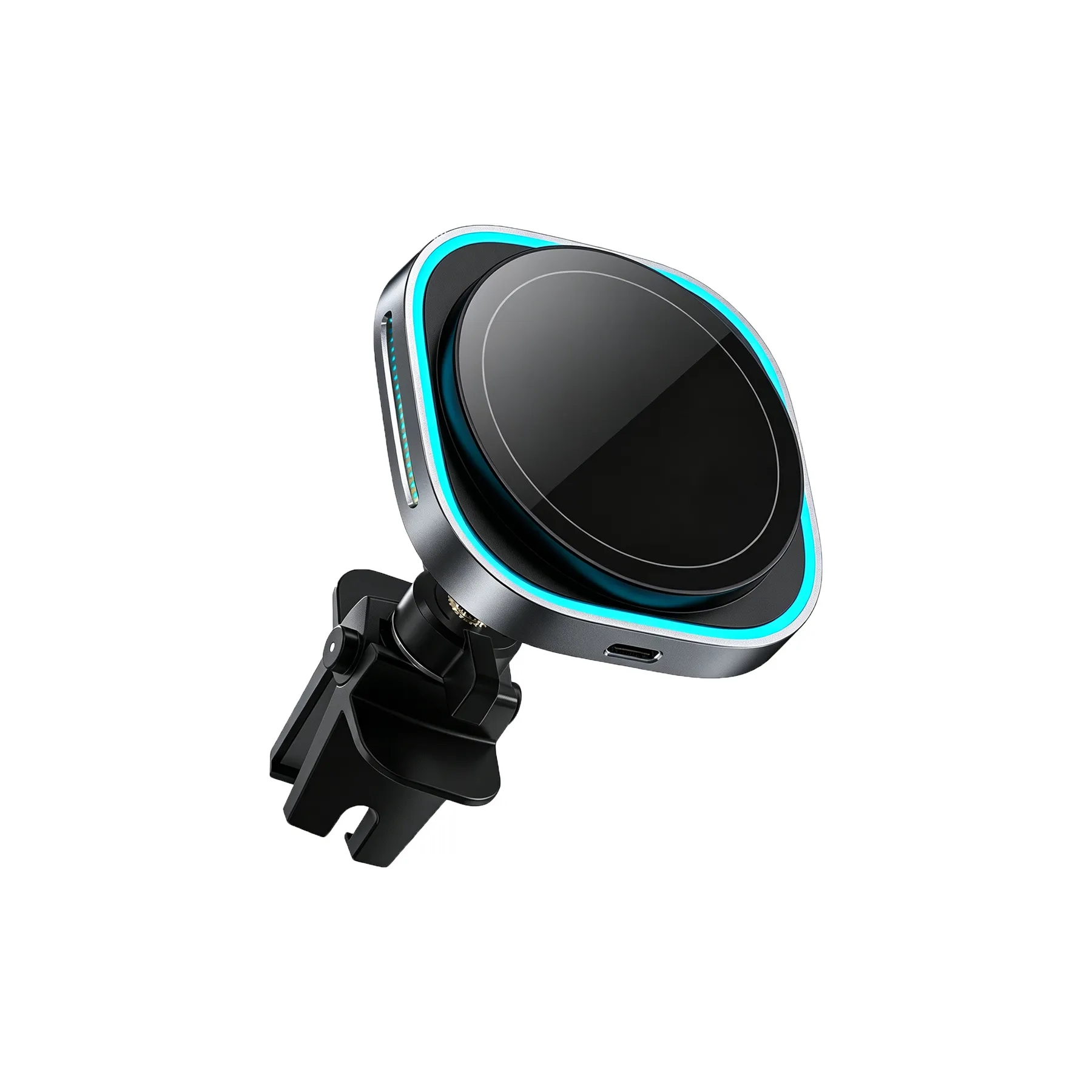 15W Cooling Magnetic Wireless Car Holder Fast Charger - Image 3