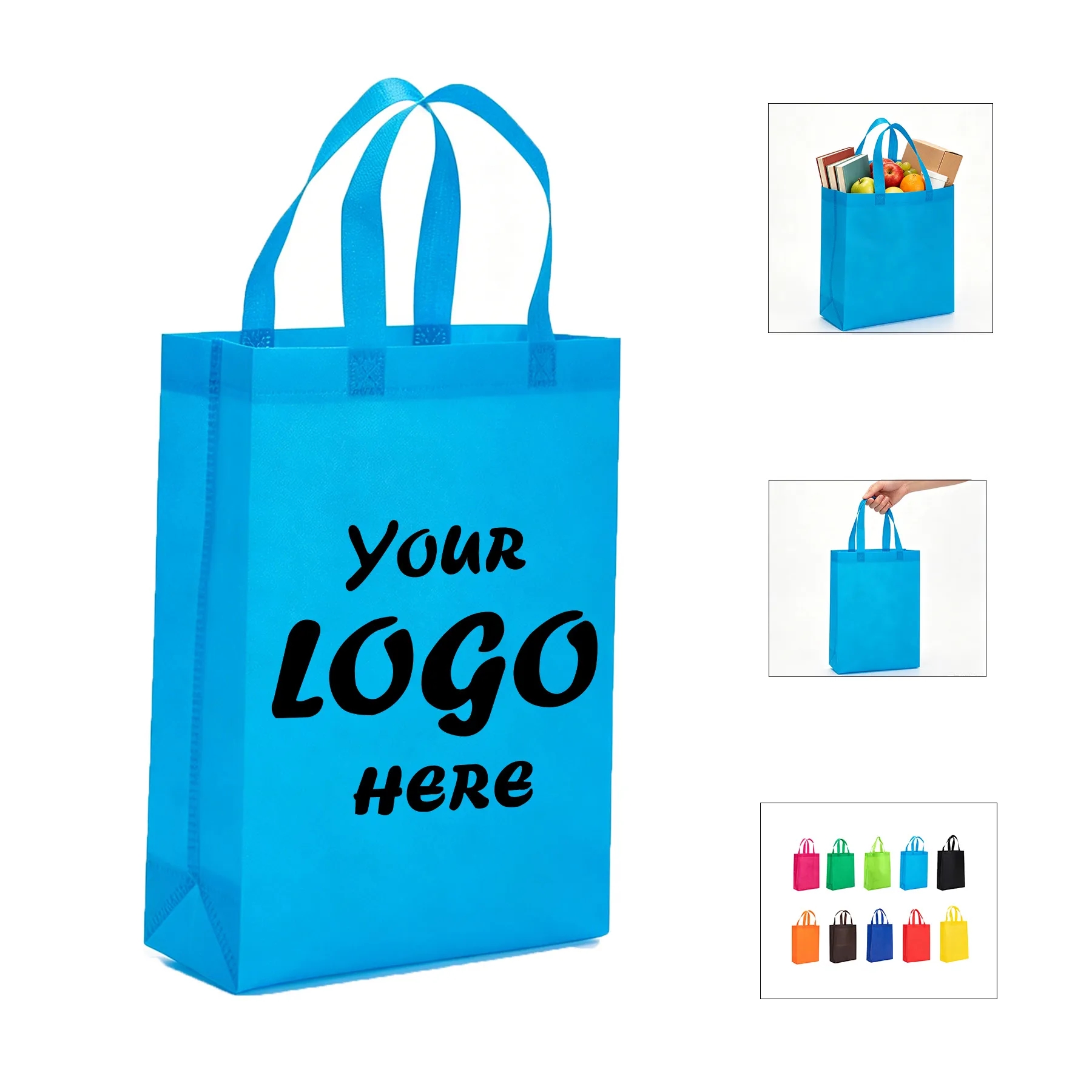 Laminated Non-Woven Gift Bag With Handles For Retail