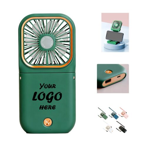 Foldable Rechargeable Neck Fan With 3000mAh Battery