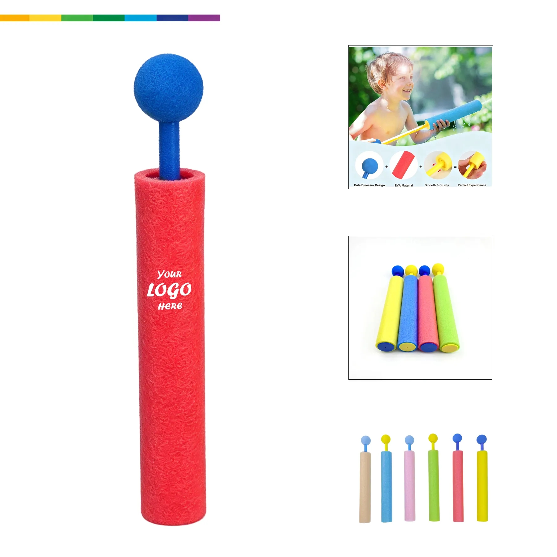 Bright Foam Water Blaster Toy For Pool And Beach Fun