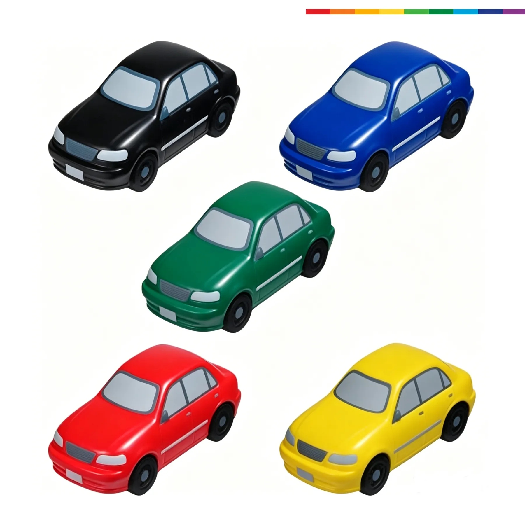 Sedan Car PU Foam Stress Reliever For Auto Promotions - Image 3