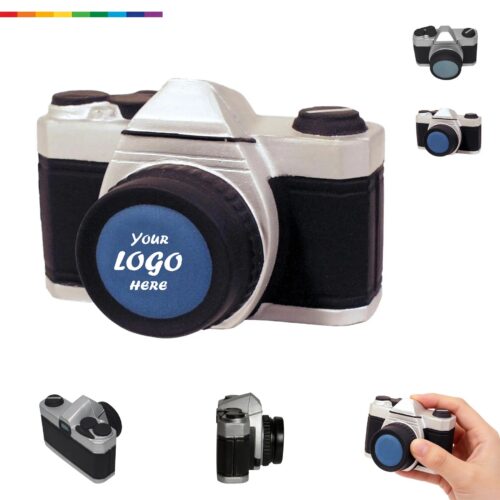 Camera Shape PU Foam Stress Reliever For Photo Events