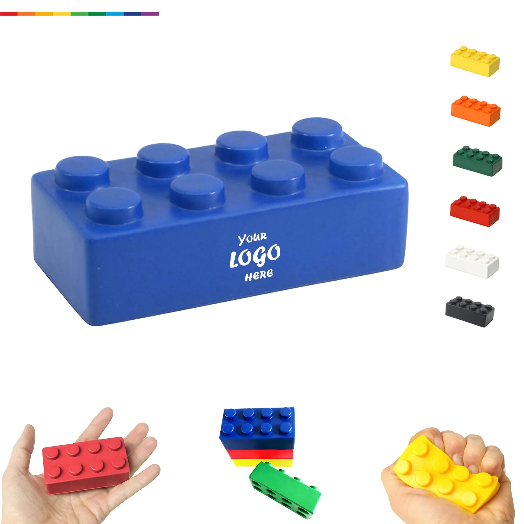 Stacking PU Foam Building Block Stress Relief Toy Set