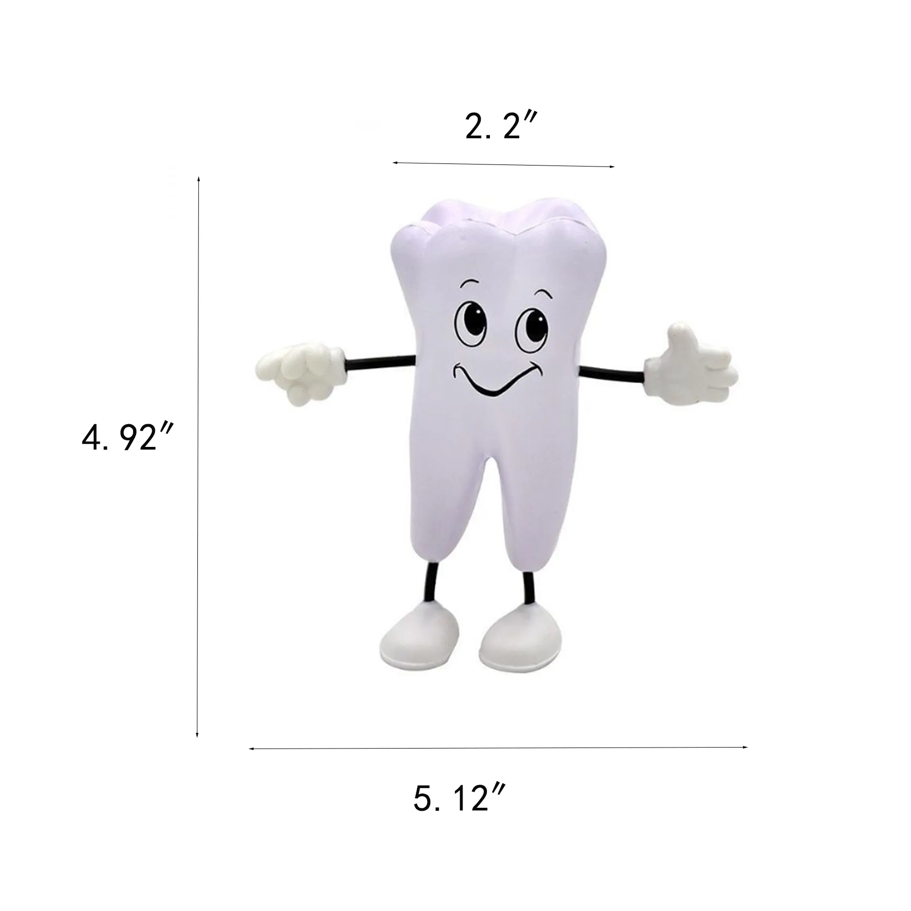 Cartoon Tooth PU Foam Stress Reliever For Dental Care - Image 2