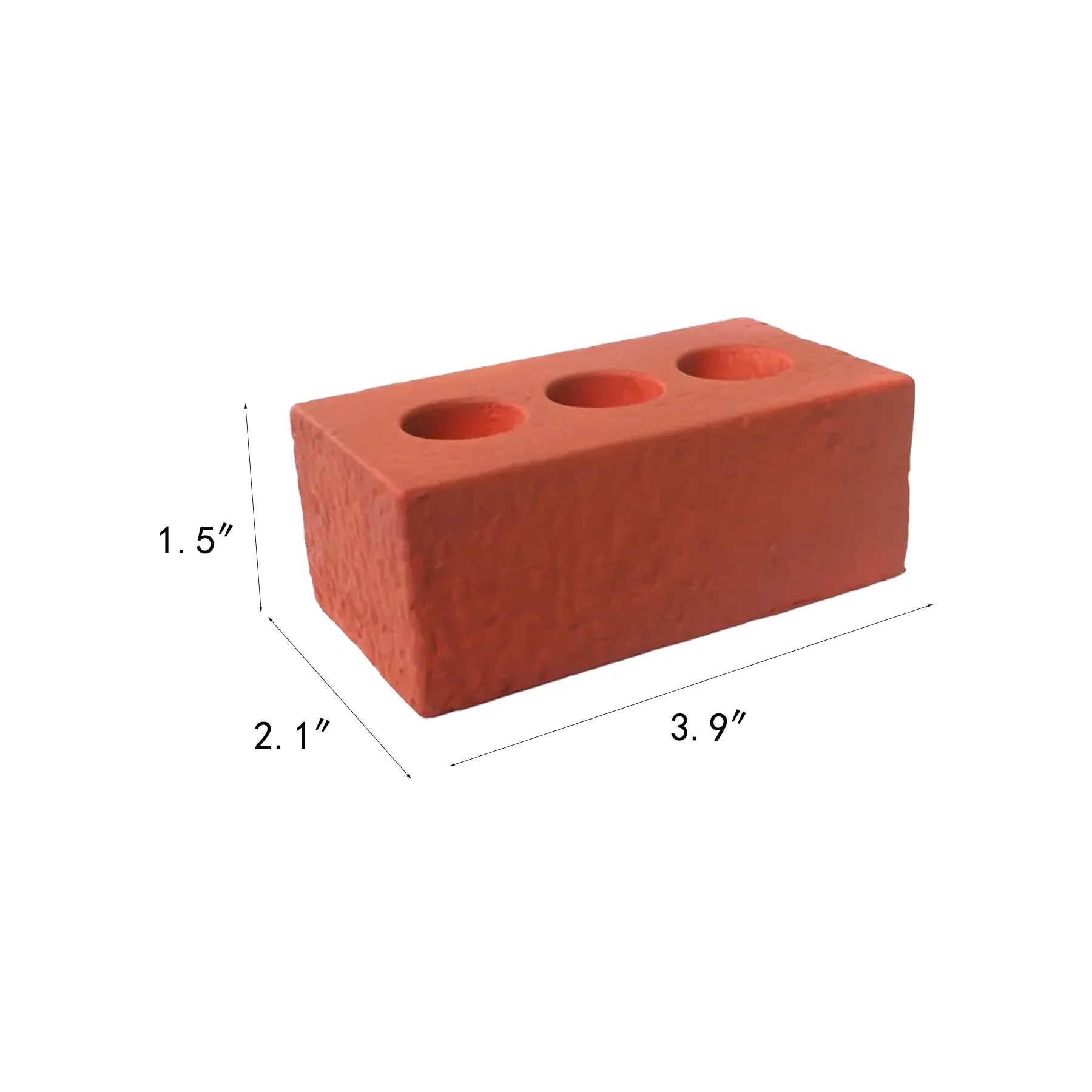 Three Hole PU Foam Brick Stress Reliever For Desks - Image 2