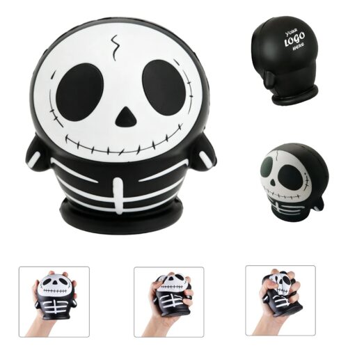 Halloween Skull PU Foam Stress Reliever For Events