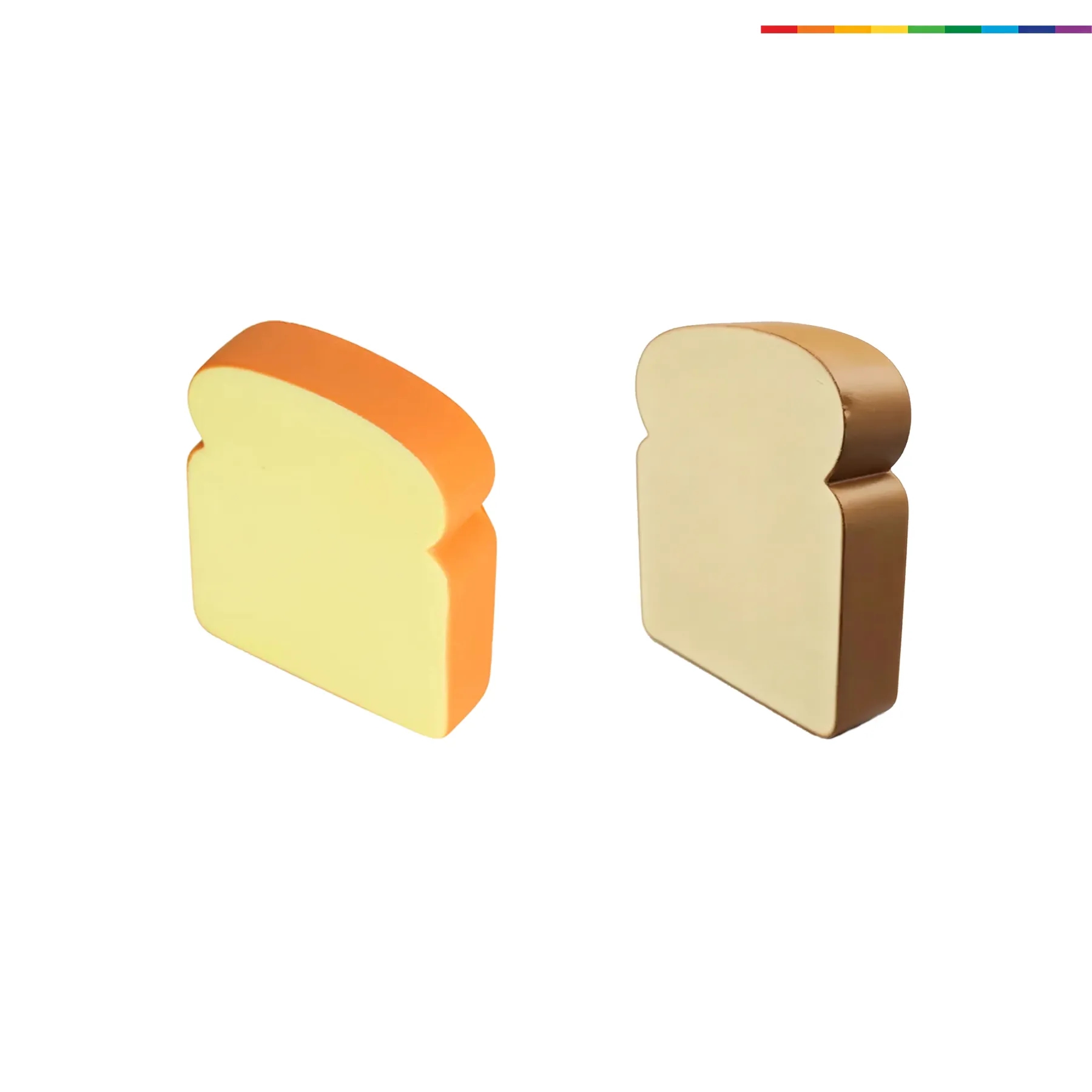 Toast Shape PU Foam Stress Reliever For Bakery Desks - Image 3